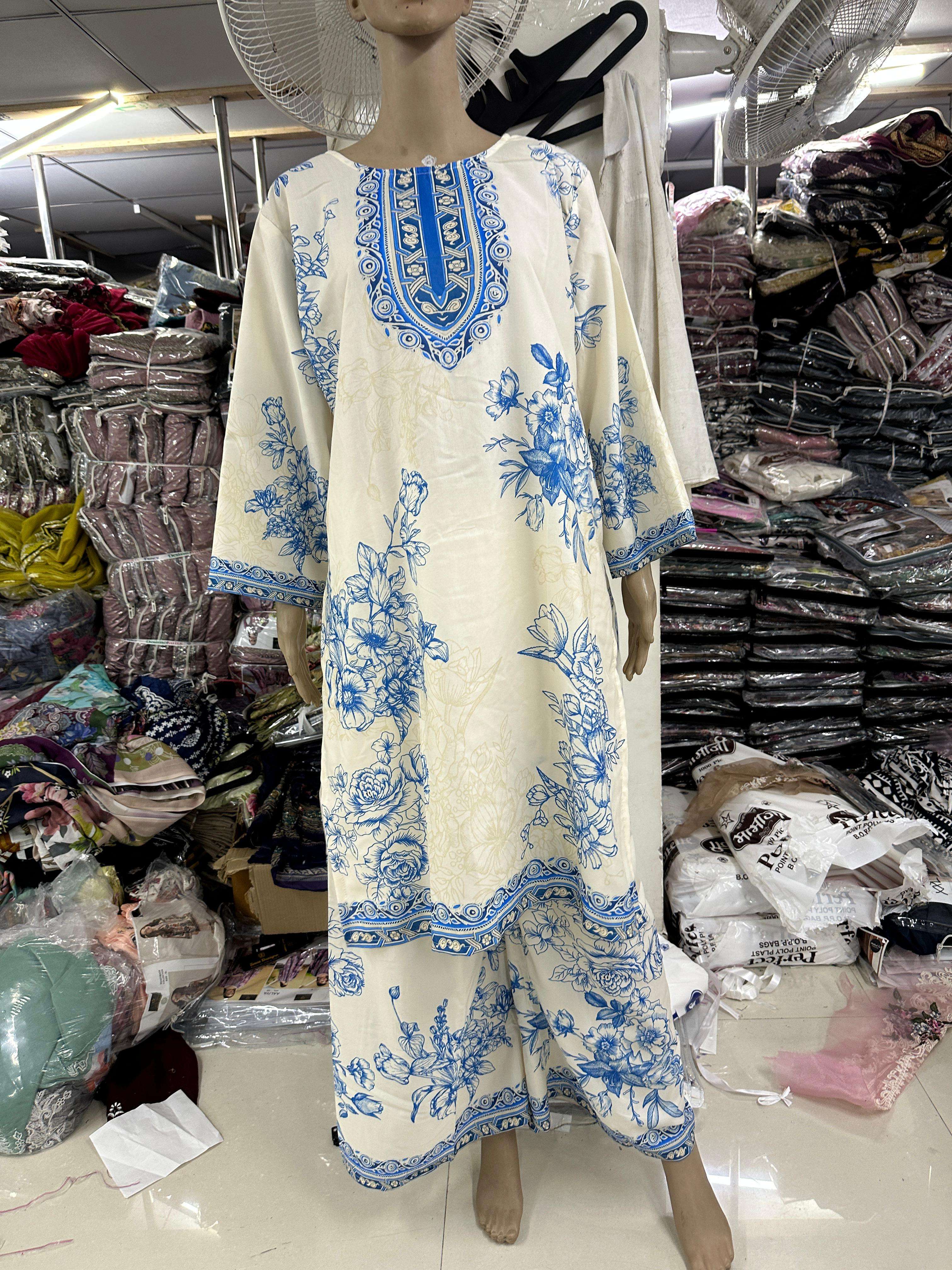 AALIZ PRINTS CODE SET VOL 2 LAWN COTTON PAKISTANI STYLE KURTI WITH PANT SET