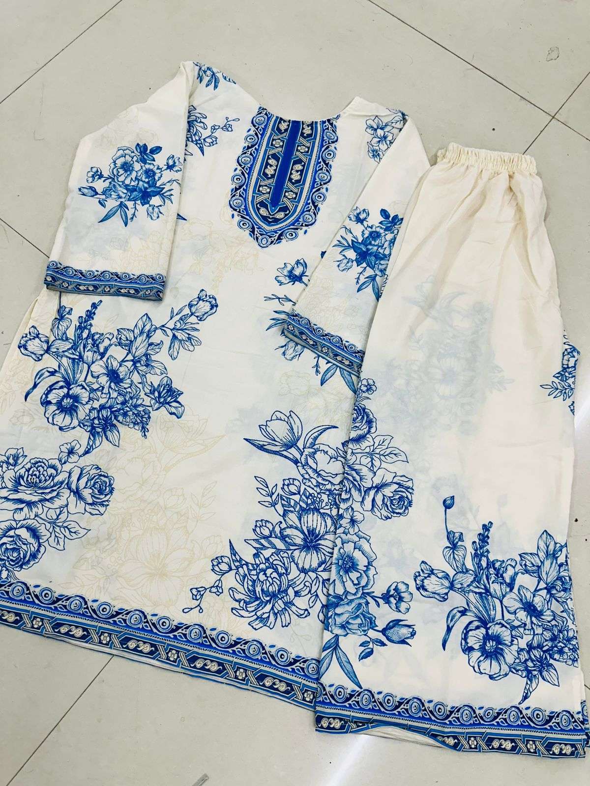AALIZ PRINTS CODE SET VOL 2 LAWN COTTON PAKISTANI STYLE KURTI WITH PANT SET