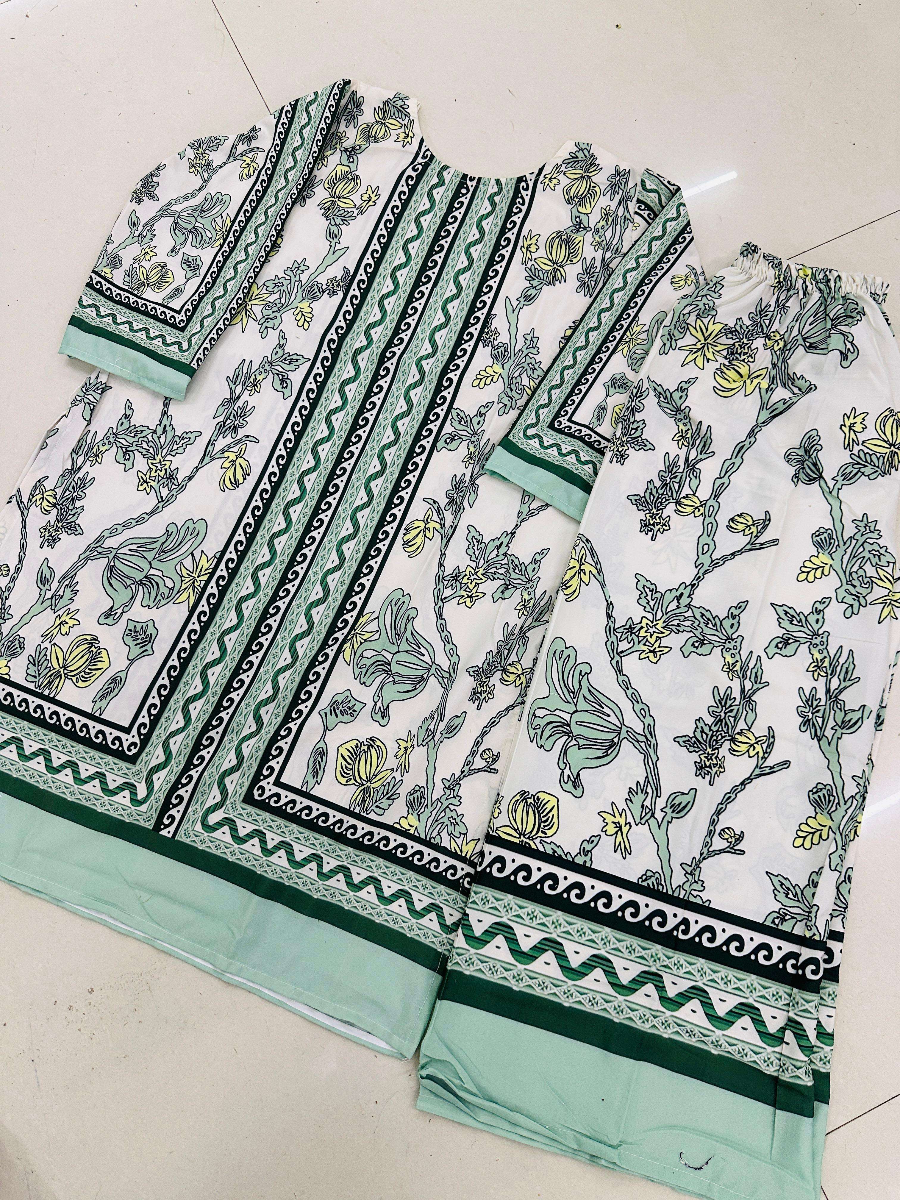 AALIZ PRINTS CODE SET VOL 2 LAWN COTTON PAKISTANI STYLE KURTI WITH PANT SET
