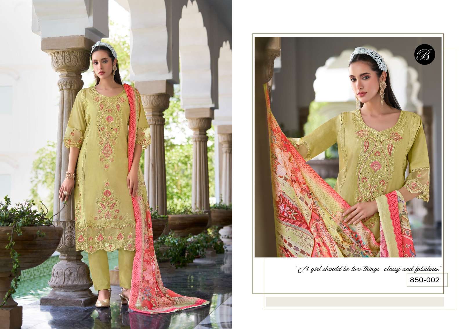 BELLIZA DESIGNER STUDIO ZOYA VOL 2 LAWN COTTON HEAVY EMBROIDERY WORK SUIT