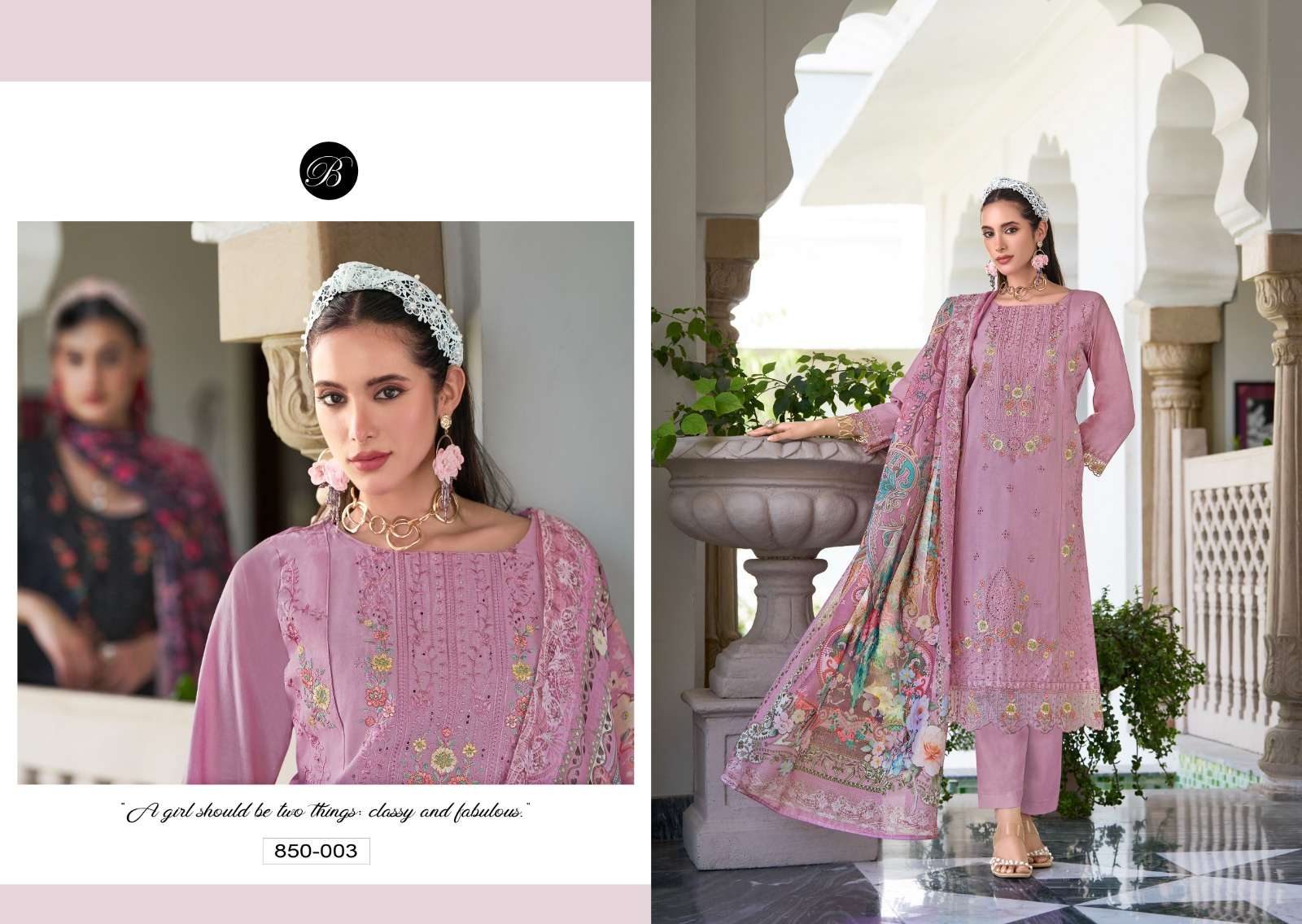 BELLIZA DESIGNER STUDIO ZOYA VOL 2 LAWN COTTON HEAVY EMBROIDERY WORK SUIT
