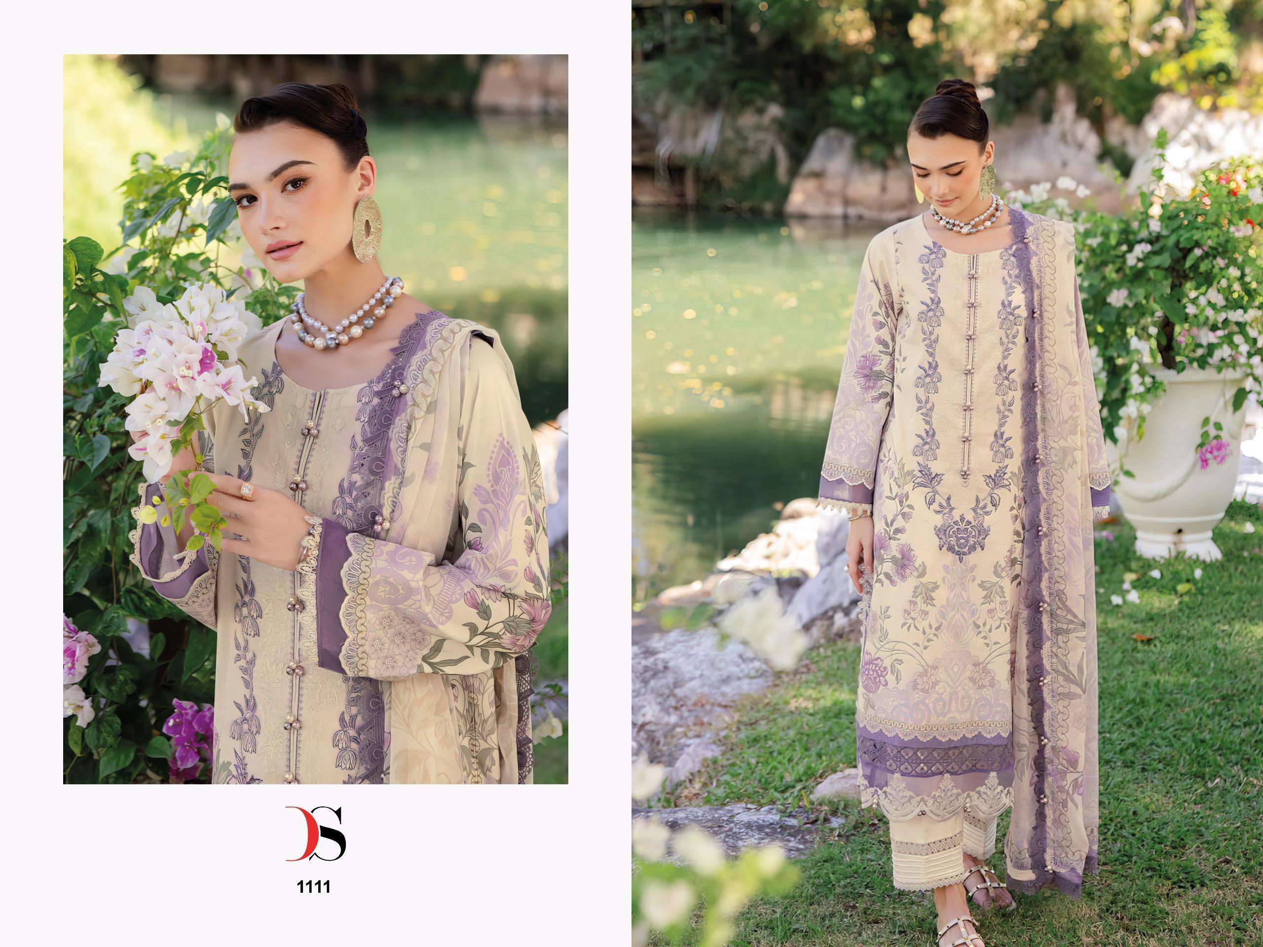 DEEPSY SUITS JADE URBAN LAWN 25 VOL 2 COTTON EMBROIDERY WORK SUIT