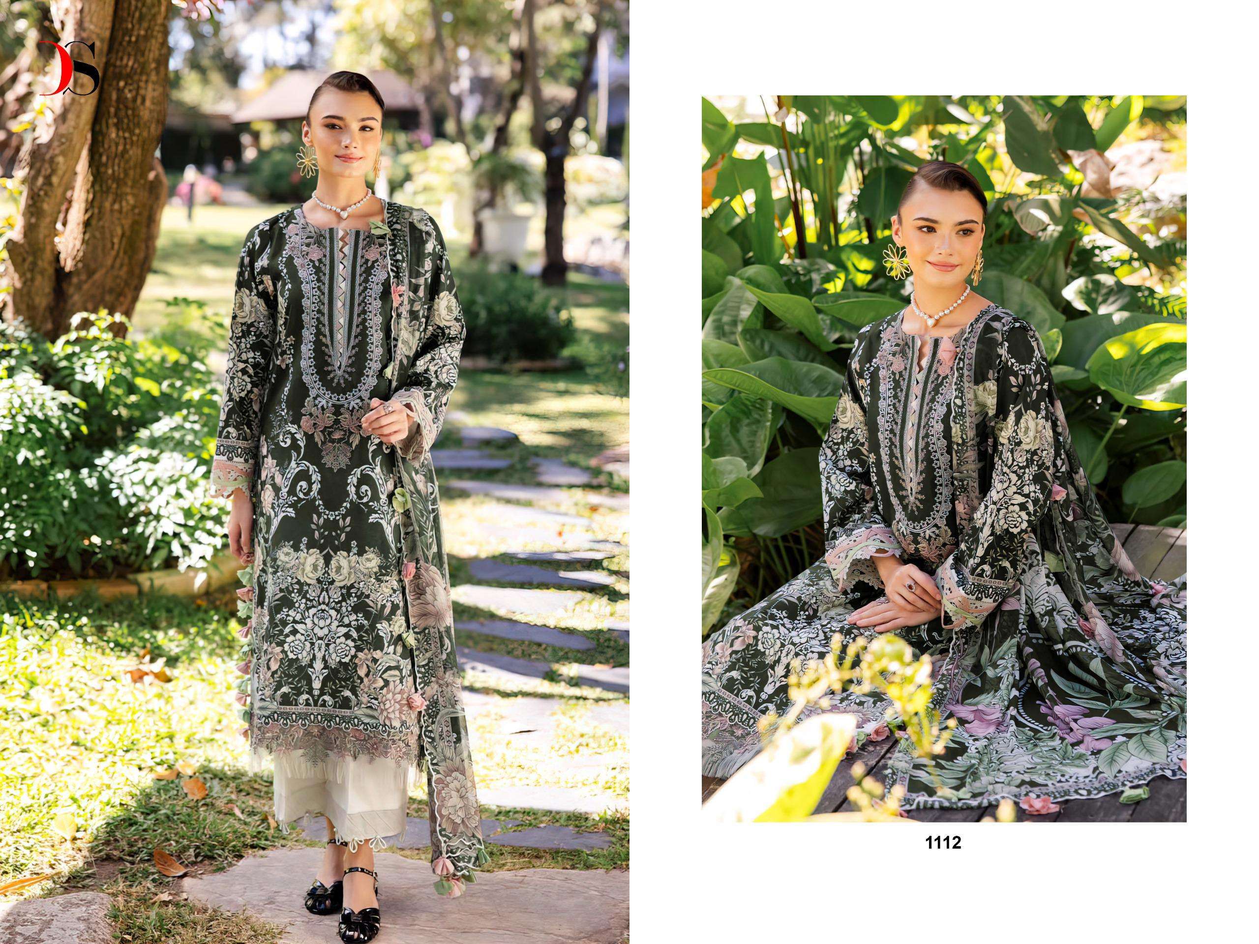 DEEPSY SUITS JADE URBAN LAWN 25 VOL 2 COTTON EMBROIDERY WORK SUIT