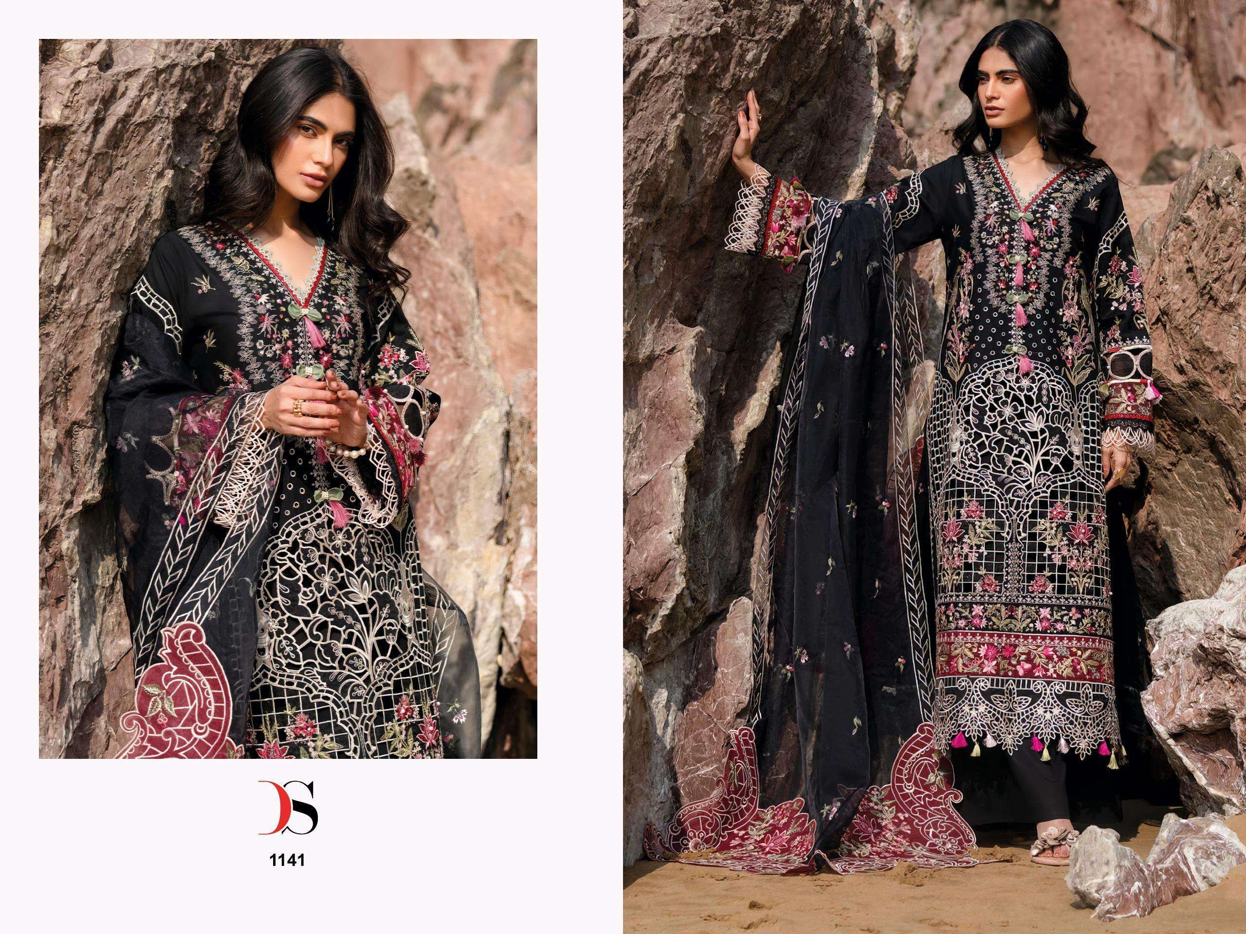 DEEPSY SUITS SIRENE LUXURY LAWN 25 COTTON EMBROIDERED SUIT