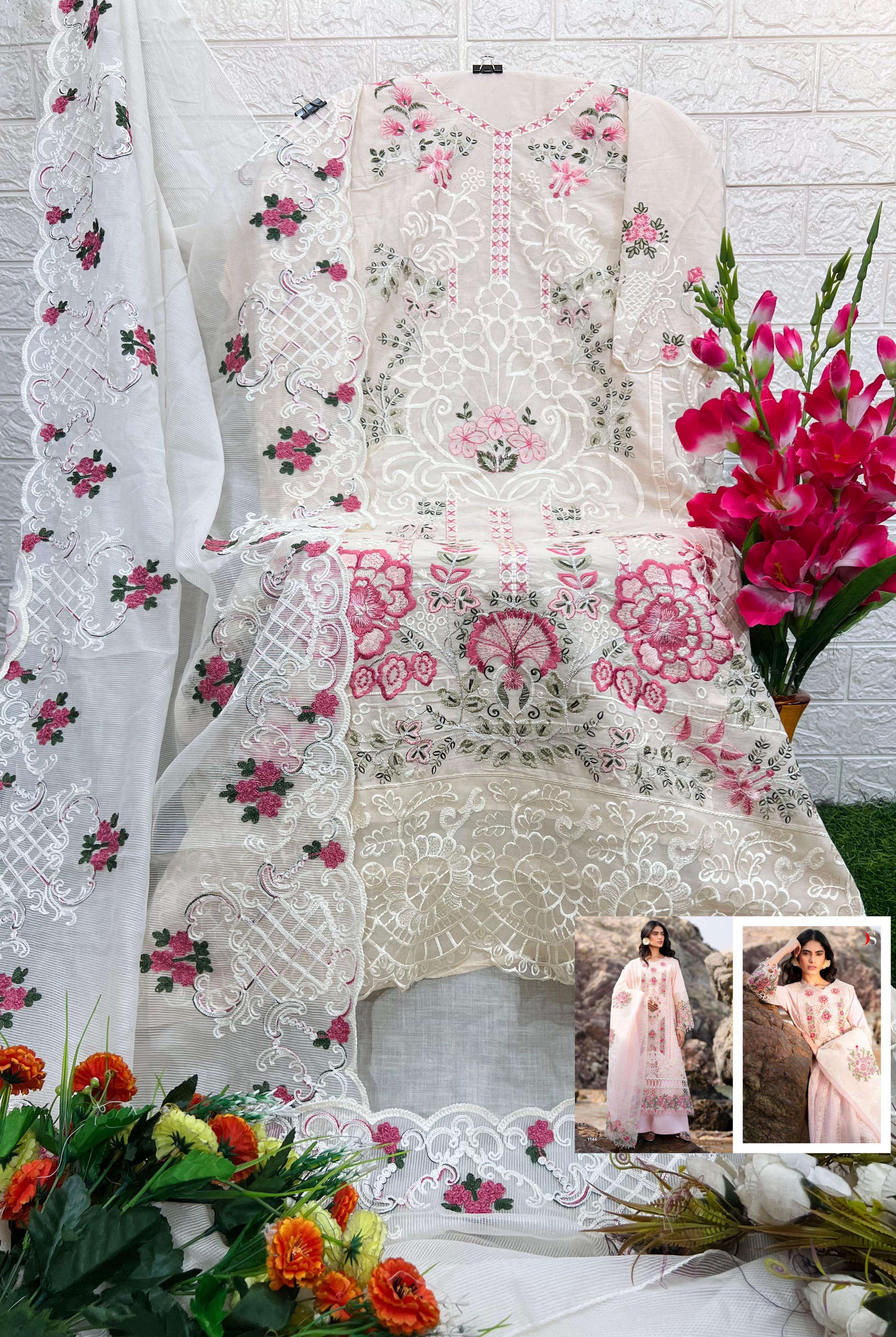 DEEPSY SUITS SIRENE LUXURY LAWN 25 COTTON EMBROIDERED SUIT