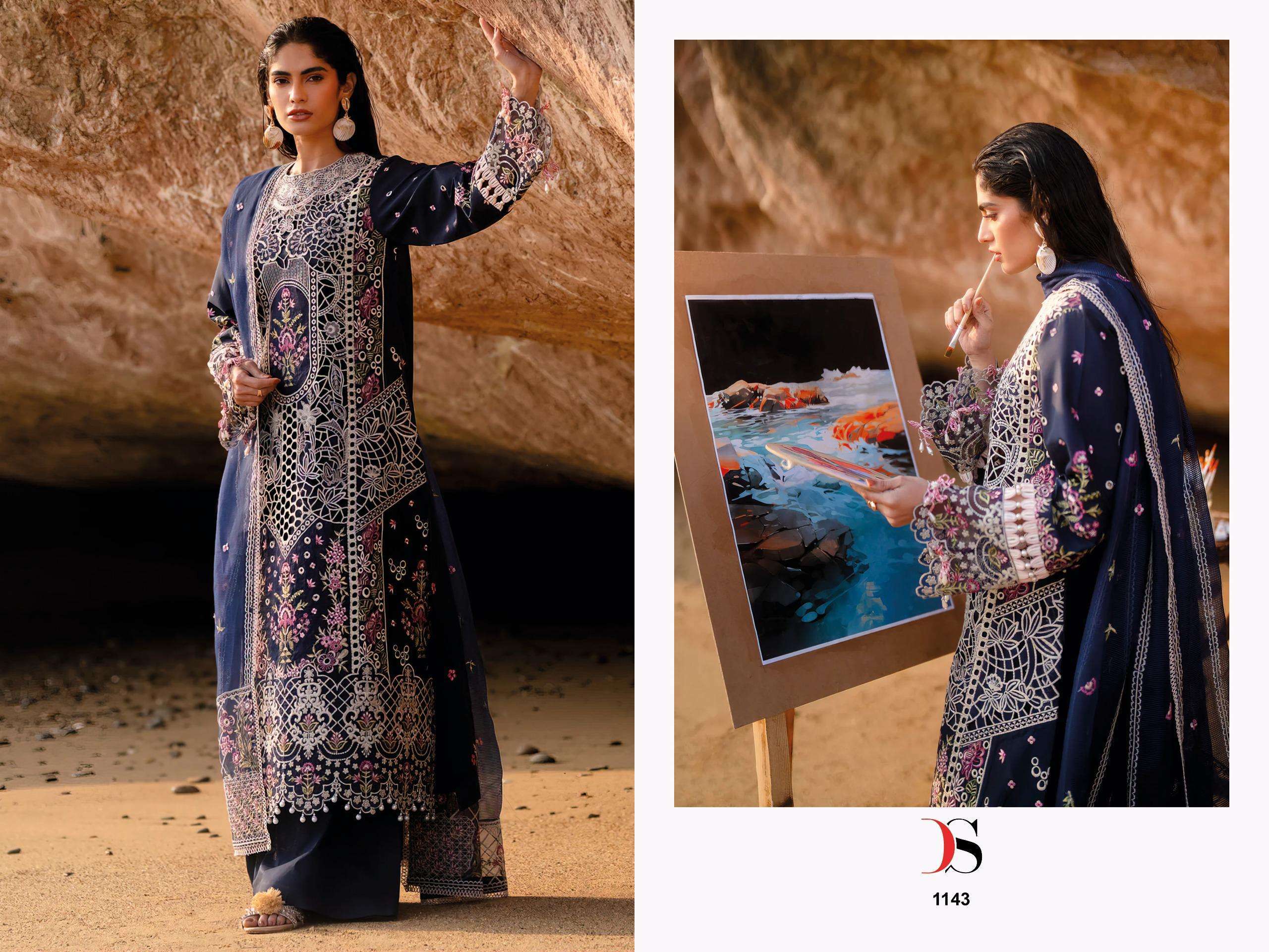 DEEPSY SUITS SIRENE LUXURY LAWN 25 COTTON EMBROIDERED SUIT