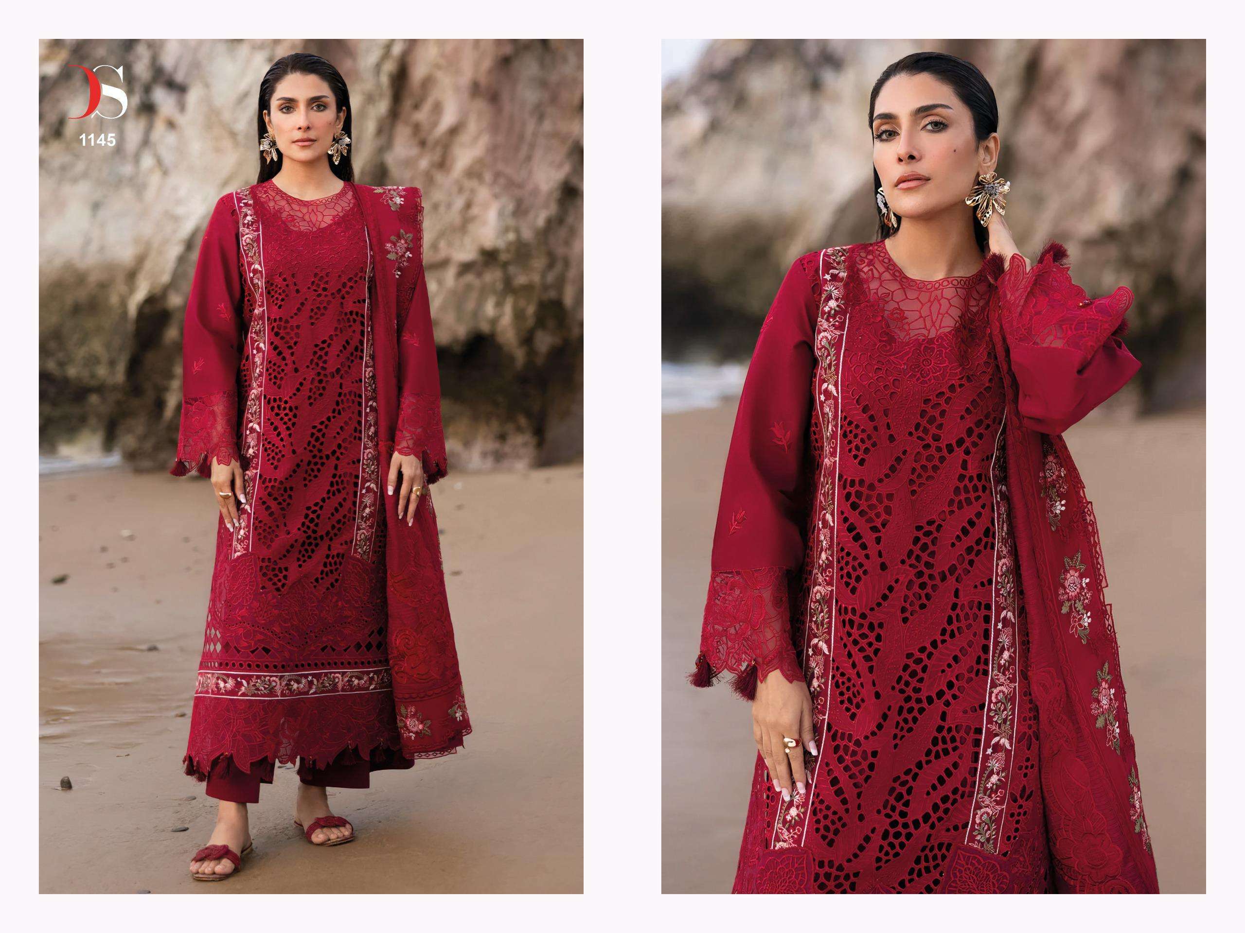 DEEPSY SUITS SIRENE LUXURY LAWN 25 COTTON EMBROIDERED SUIT