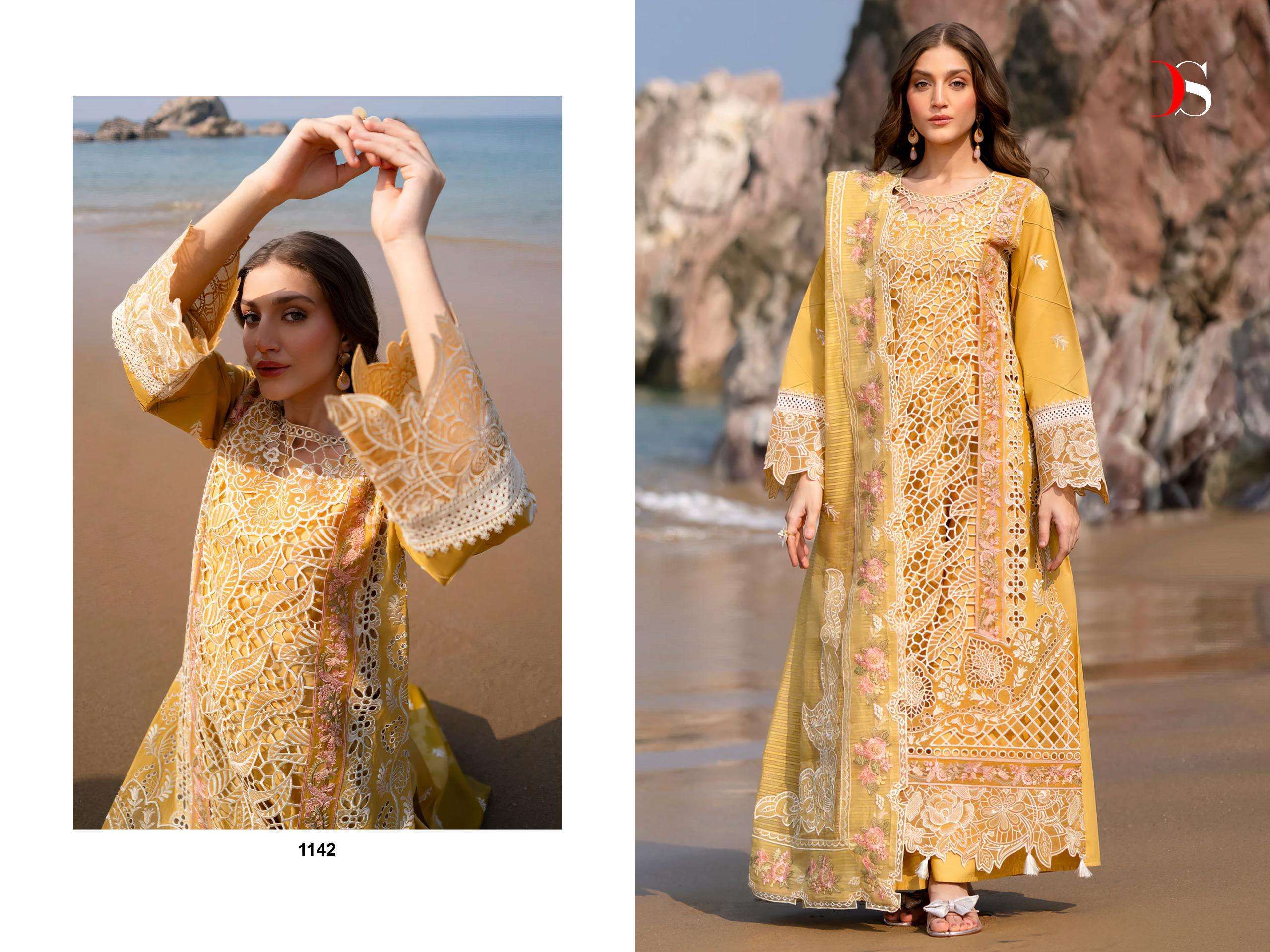 DEEPSY SUITS SIRENE LUXURY LAWN 25 COTTON EMBROIDERED SUIT