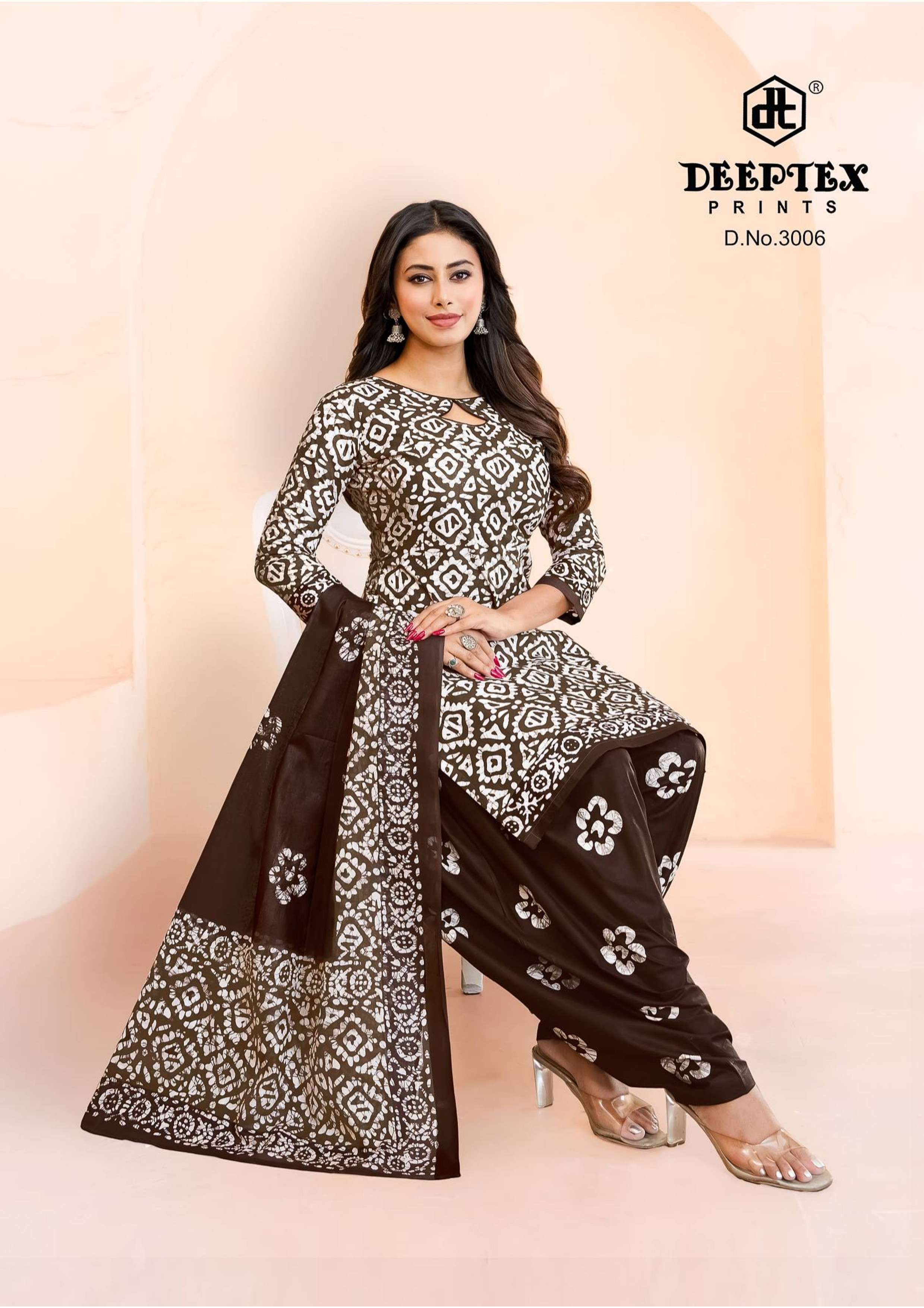 DEEPTEX PRINTS BATIK PLUS VOL 30 COTTON PRINT PATIYALA DRESS