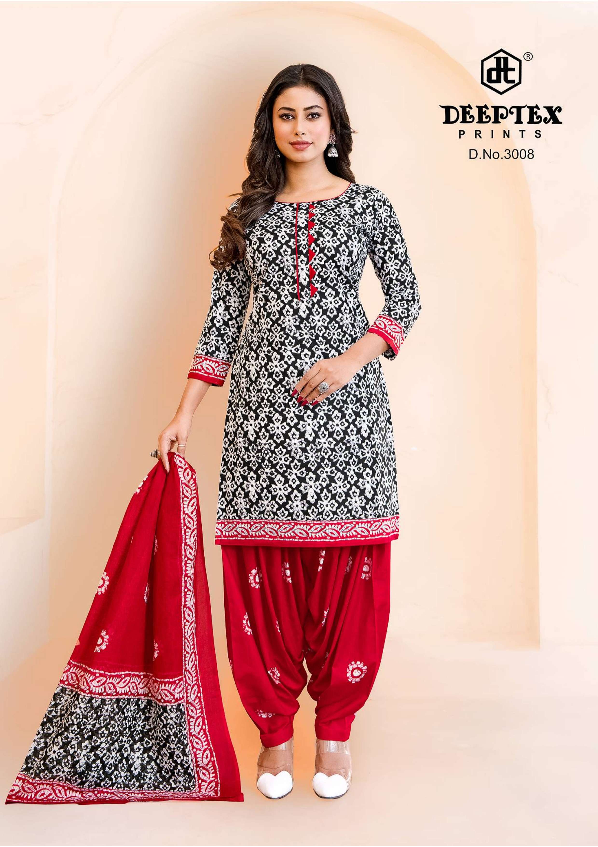 DEEPTEX PRINTS BATIK PLUS VOL 30 COTTON PRINT PATIYALA DRESS