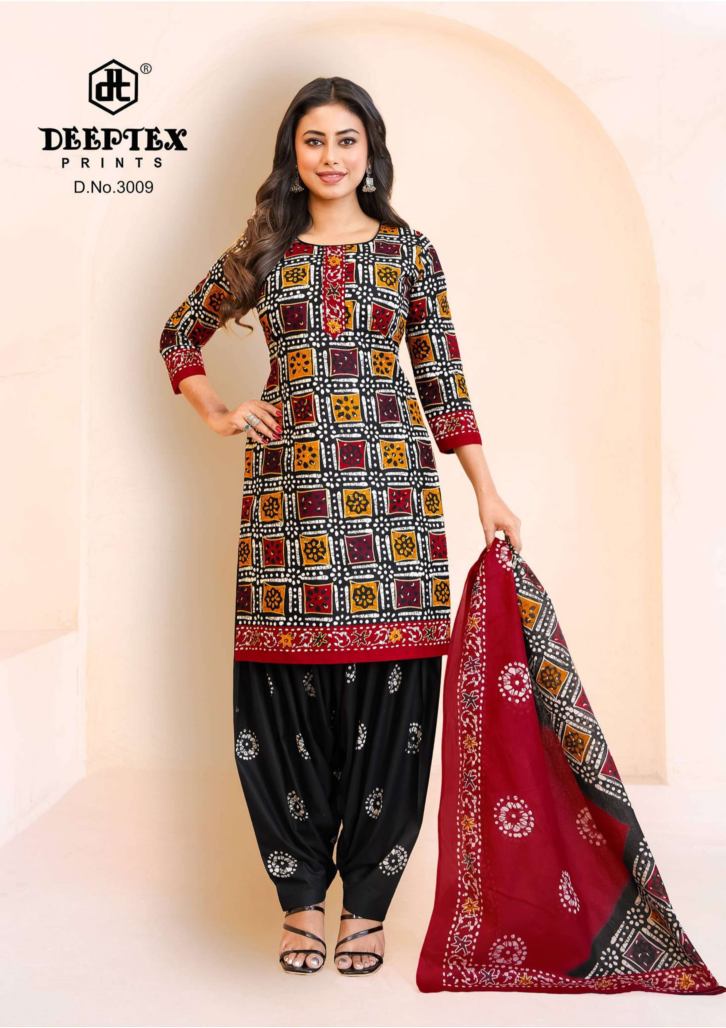 DEEPTEX PRINTS BATIK PLUS VOL 30 COTTON PRINT PATIYALA DRESS
