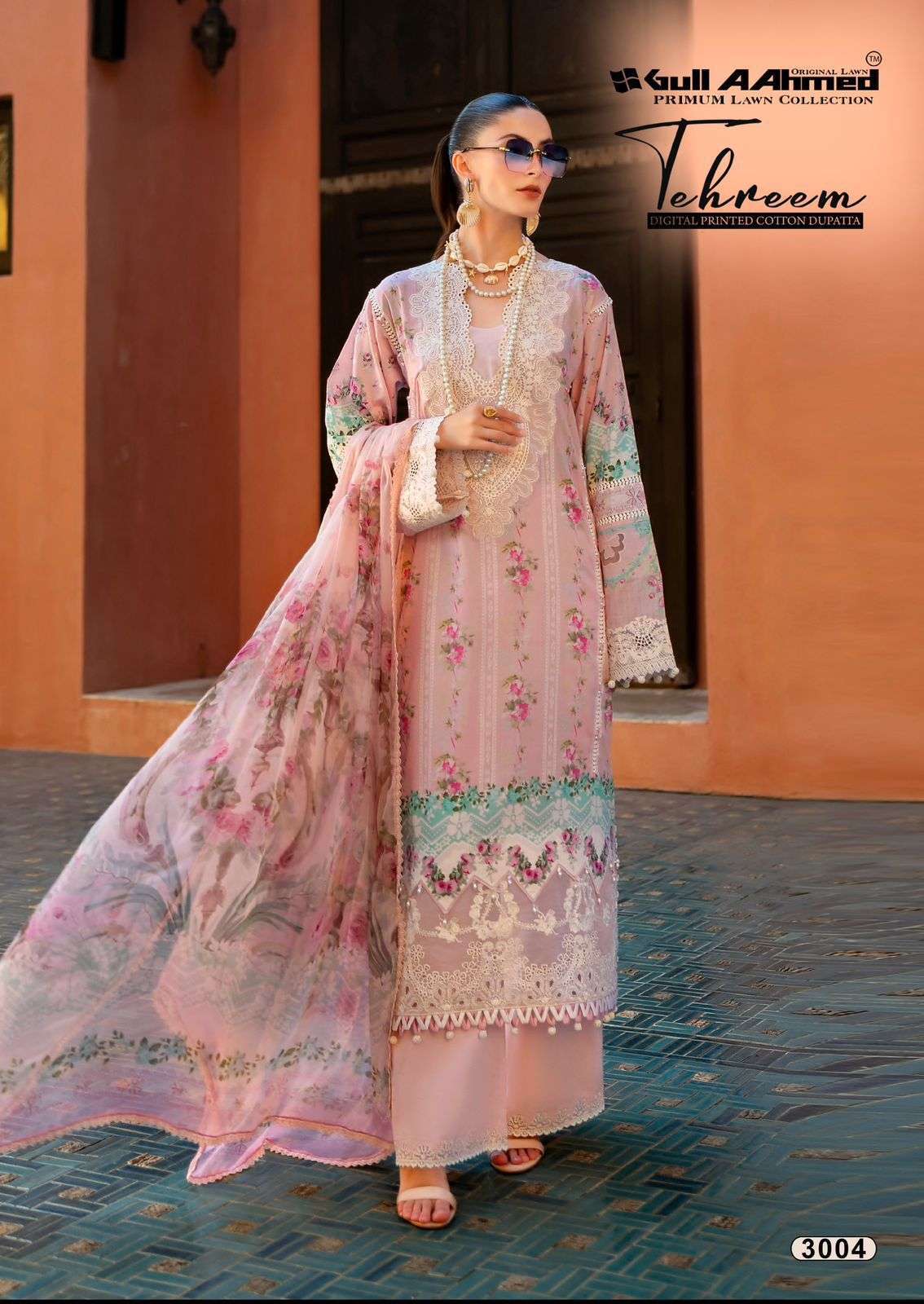 GULL AAHMED TEHREEM VOL 3 LAWN COTTON DIGITAL PRINT SALWAR SUIT