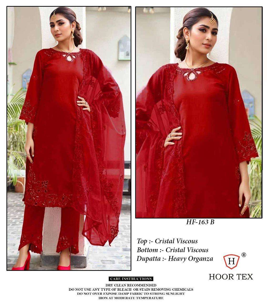 HOOR TEX H 163 VISCOSE DESIGNER FANCY READY MADE PAKISTANI SUIT