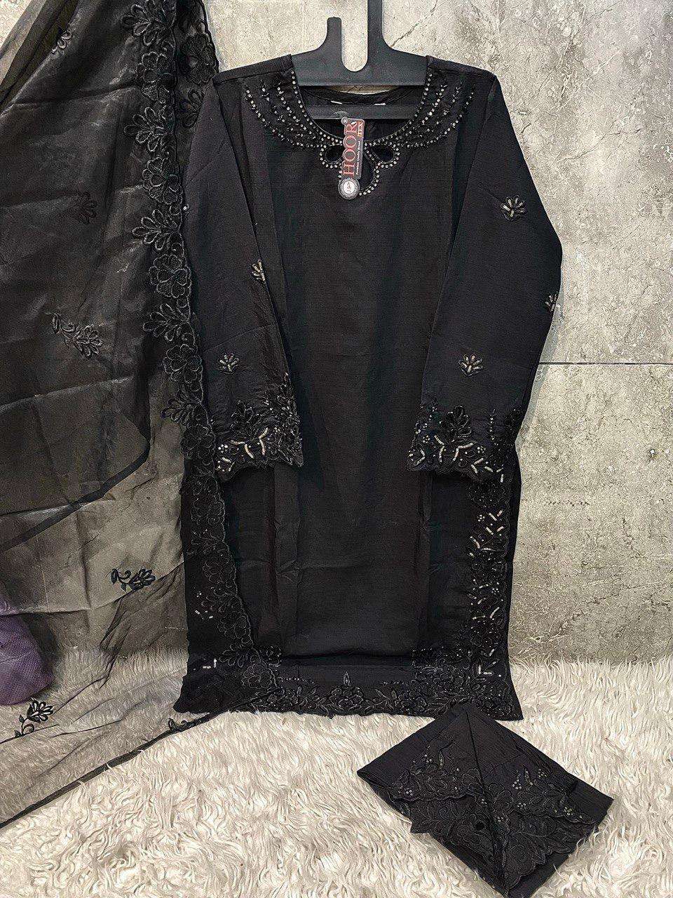 HOOR TEX H 163 VISCOSE DESIGNER FANCY READY MADE PAKISTANI SUIT