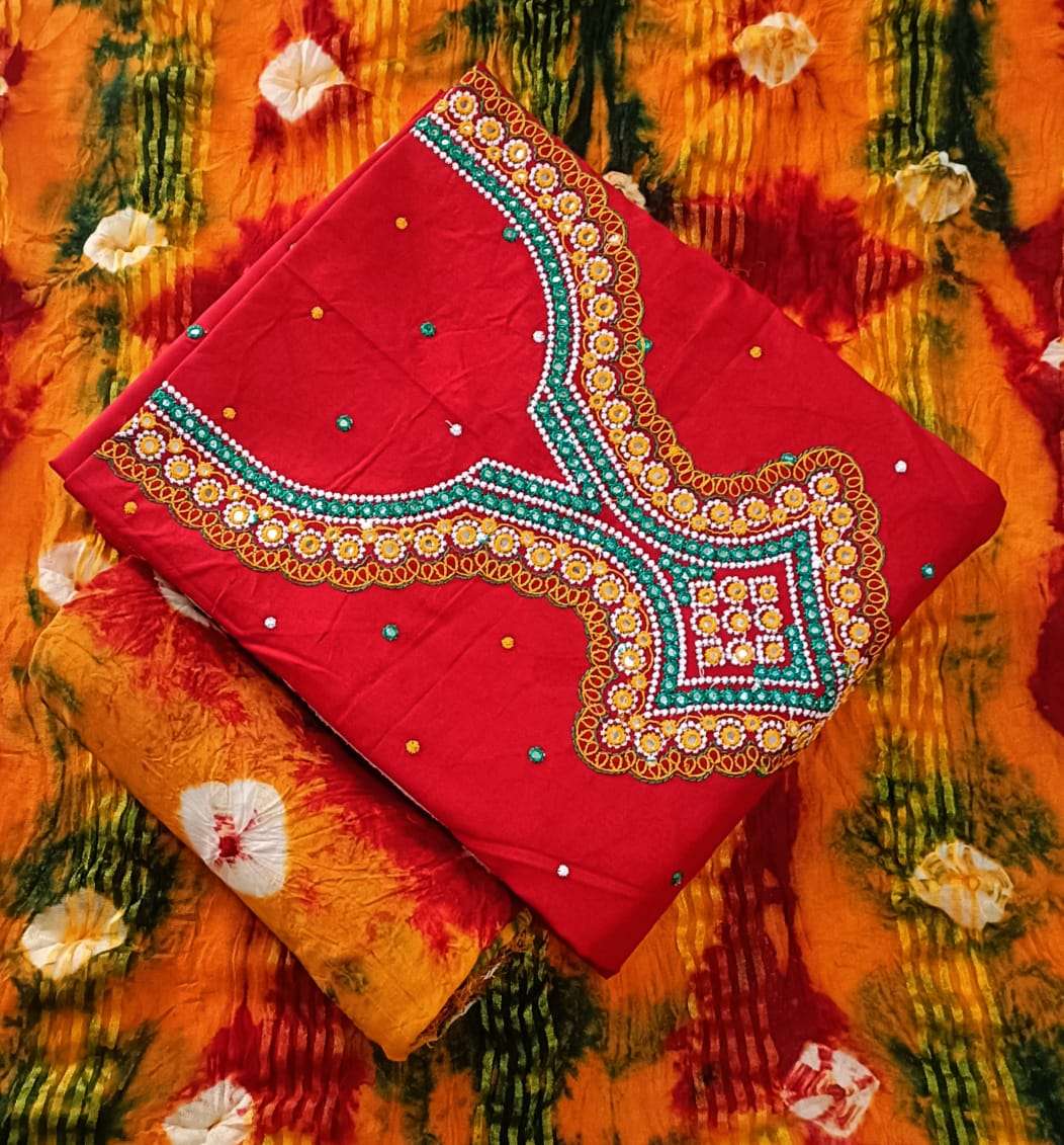 JLF FASHION PRACHI EDITION 2 RAYON MIRROR EMBROIDERY WORK LADIES SUIT