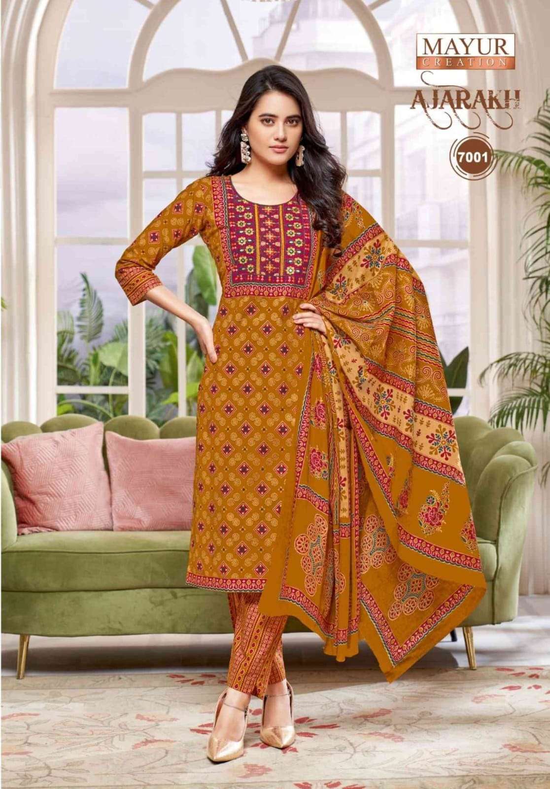 MAYUR CREATION AJARAKH VOL 7 READY MADE COLLECTION