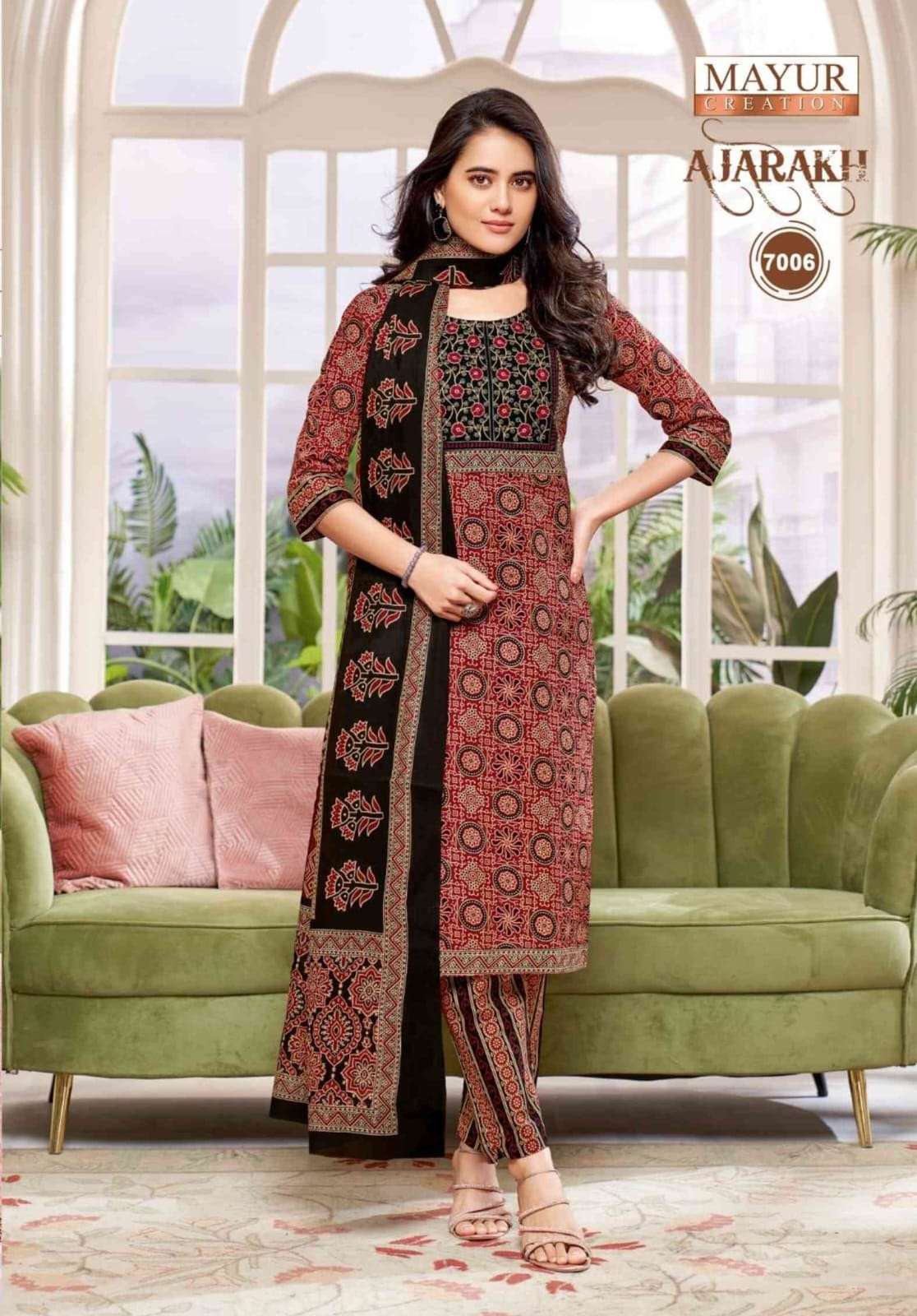 MAYUR CREATION AJARAKH VOL 7 READY MADE COLLECTION