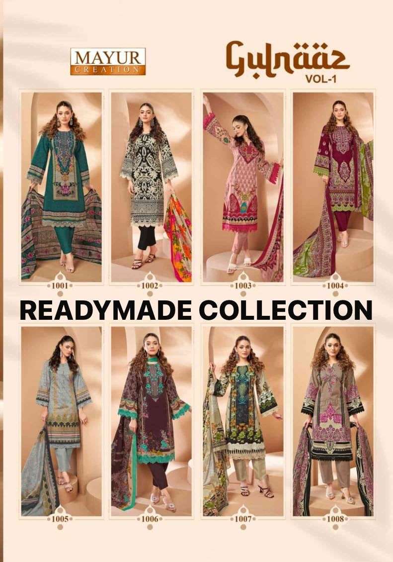 MAYUR CREATION GULNAAZ VOL 1 READY MADE COLLECTION