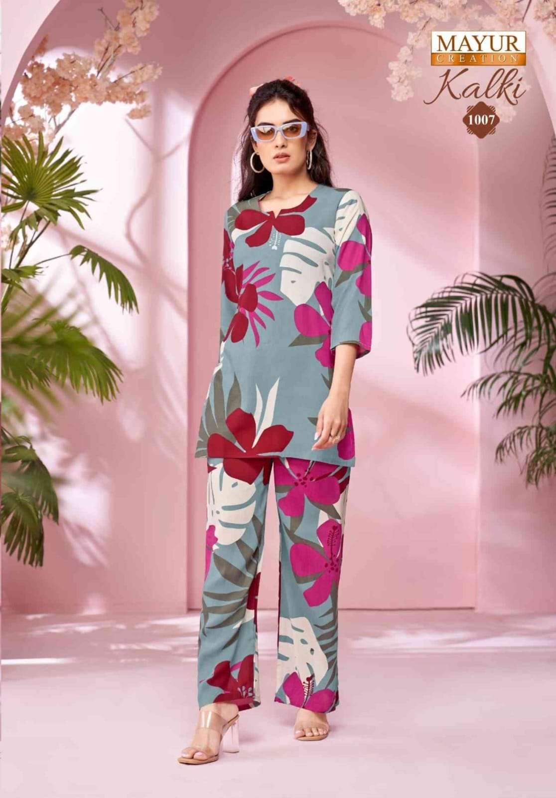 MAYUR CREATION KALKI VOL 1 RAYON PRINT FANCY LADIES CO-ORD SET