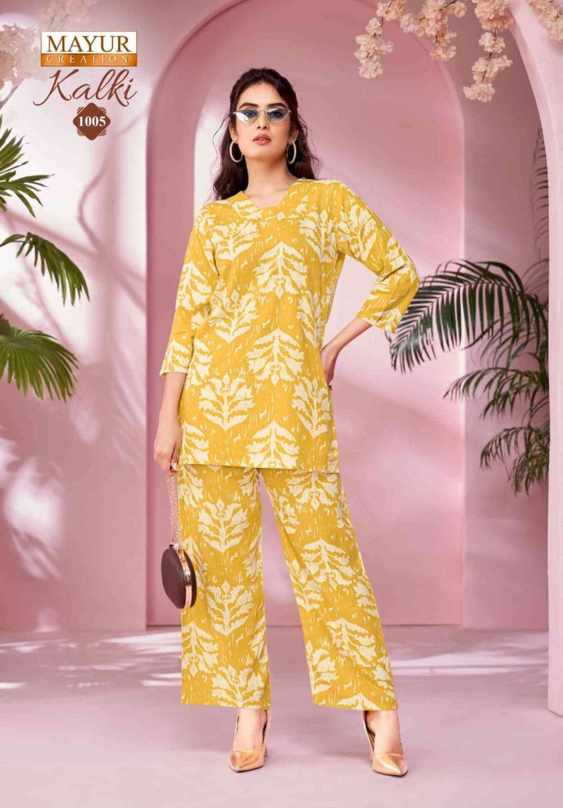 MAYUR CREATION KALKI VOL 1 RAYON PRINT FANCY LADIES CO-ORD SET