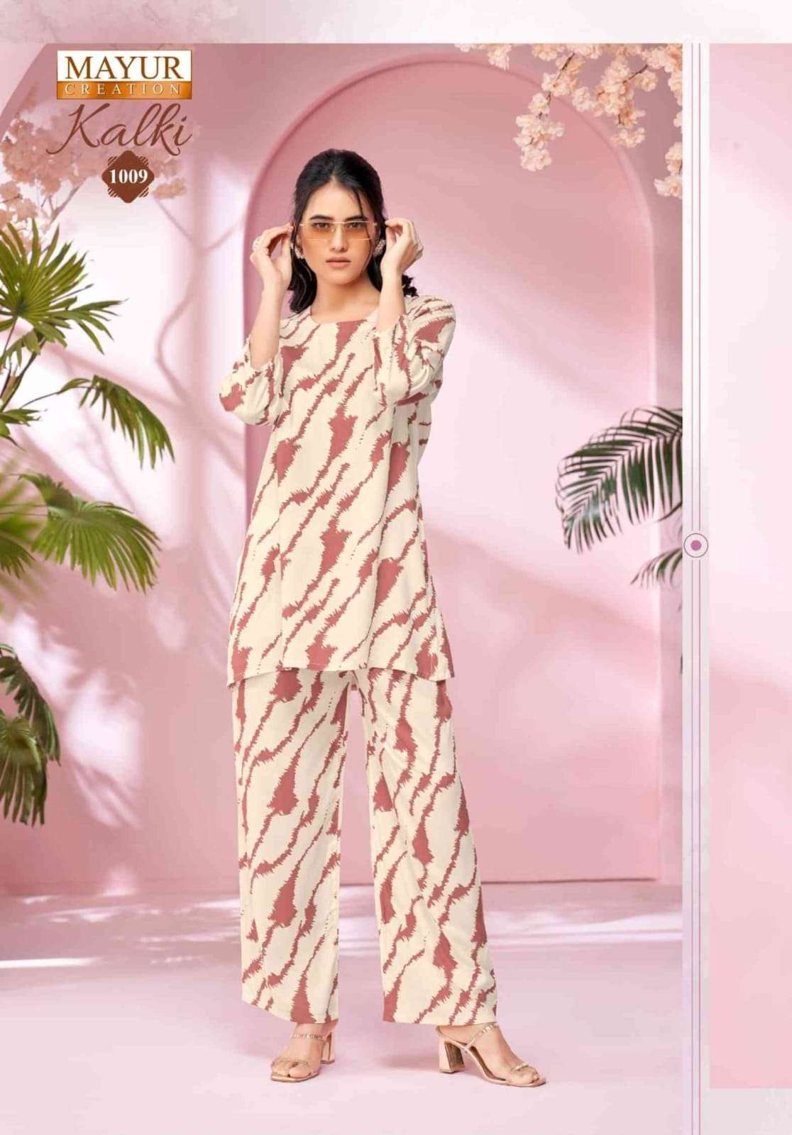 MAYUR CREATION KALKI VOL 1 RAYON PRINT FANCY LADIES CO-ORD SET