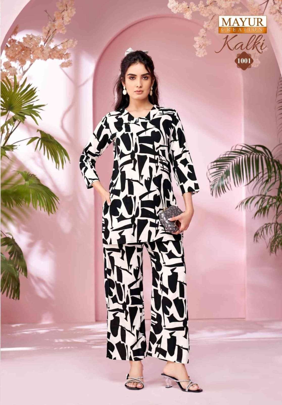 MAYUR CREATION KALKI VOL 1 RAYON PRINT FANCY LADIES CO-ORD SET