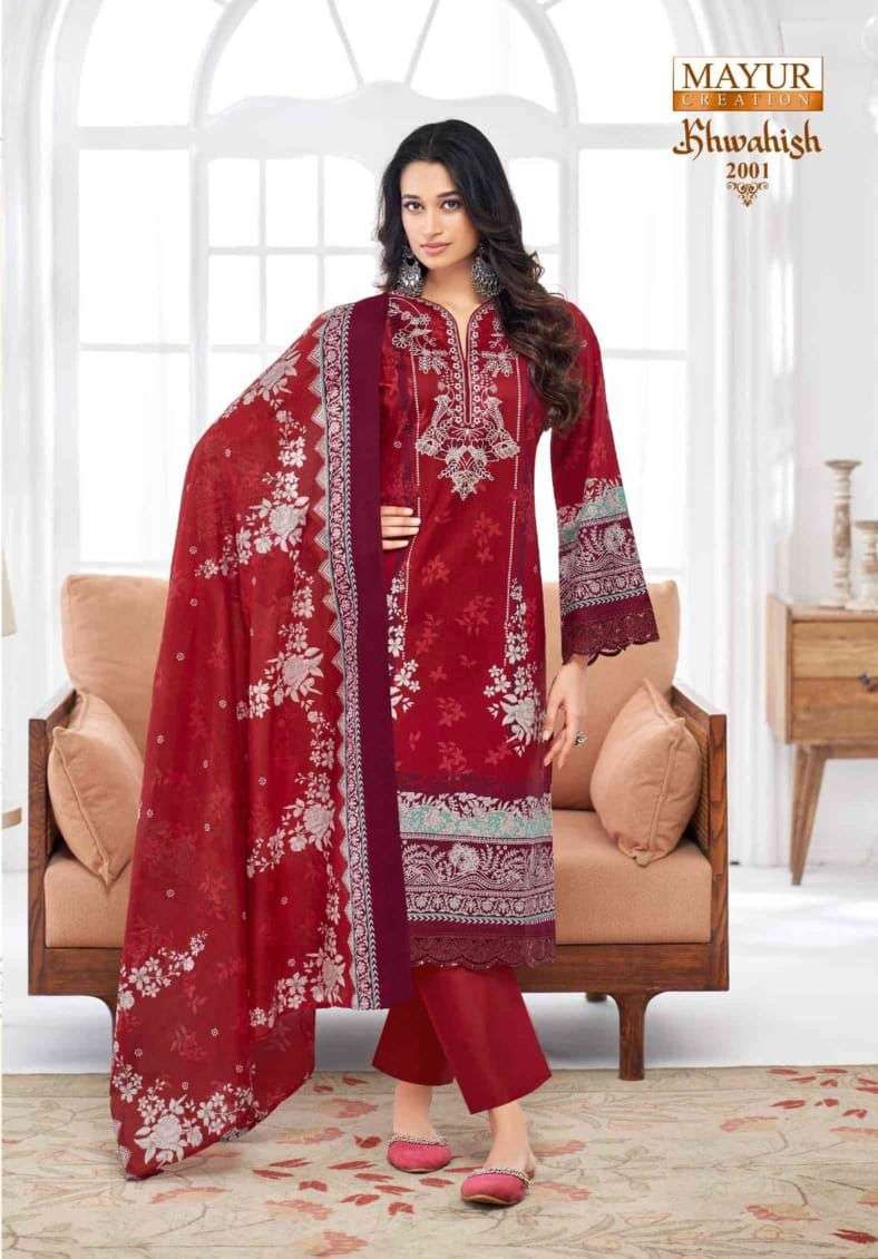 MAYUR CREATION KHWAHISH VOL 2 LAWN COTTON DIGITAL PRINT SALWAR SUIT