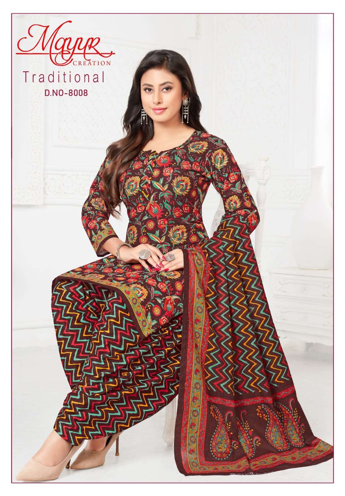 MAYUR CREATION TRADITIONAL VOL 8 COTTON PRINT SALWAR SUIT