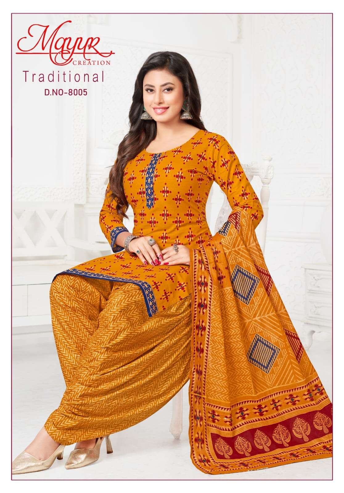 MAYUR CREATION TRADITIONAL VOL 8 COTTON PRINT SALWAR SUIT