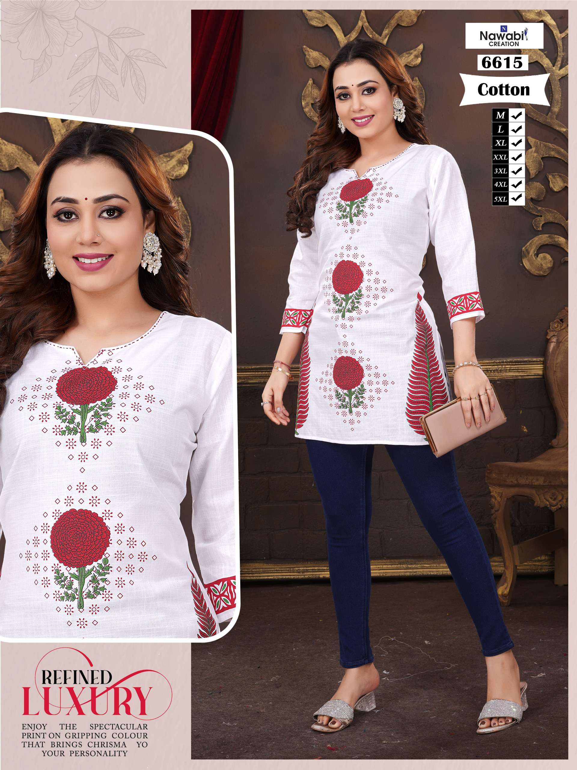 NAWAB CREATION SHORT TOP COLLECTION 