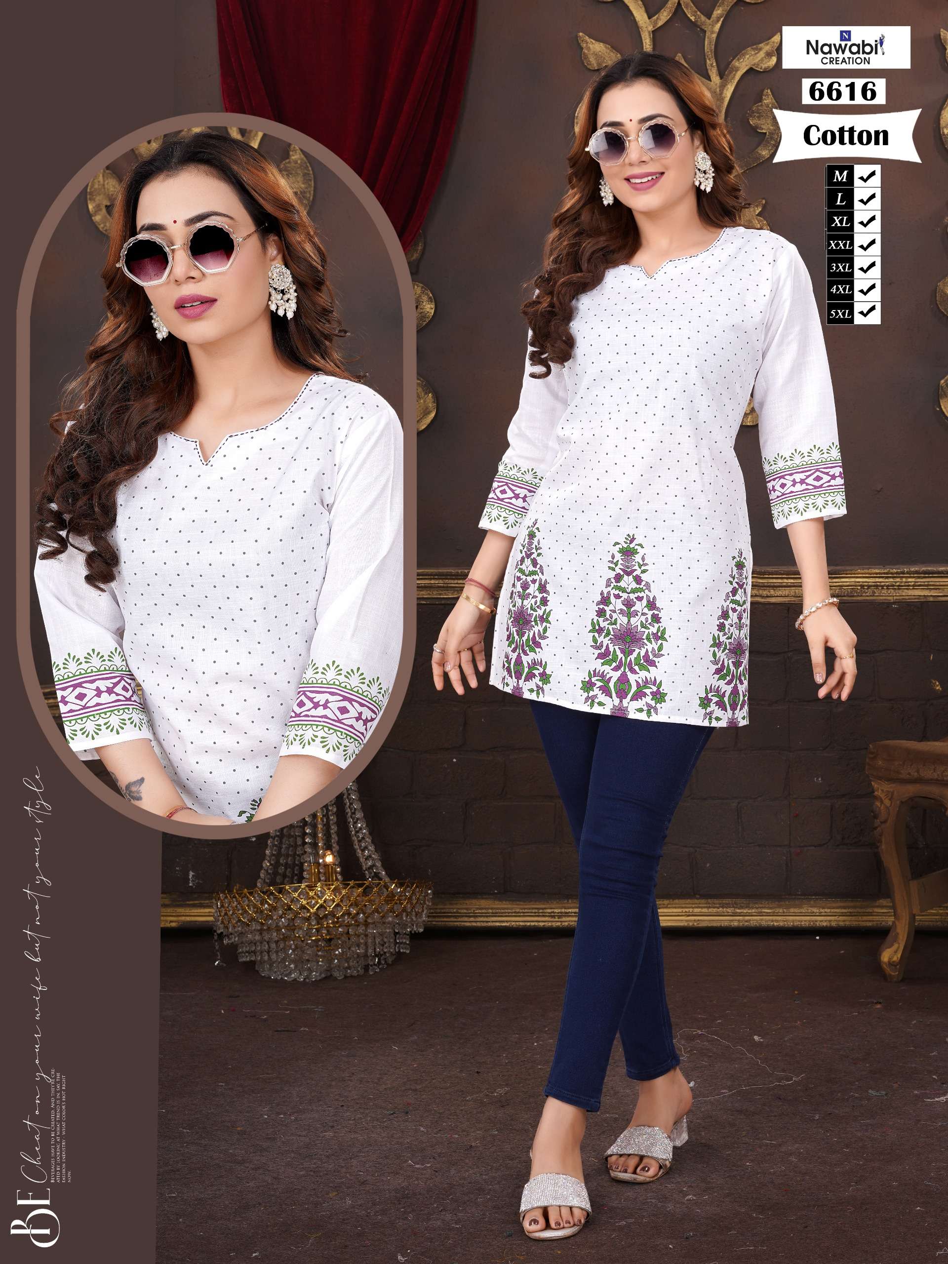 NAWAB CREATION SHORT TOP COLLECTION 