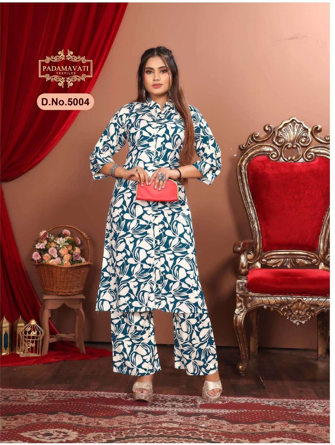PADMAVATI TEXTILES DULHARI VOL 5 RAYON PRINT KURTI WITH BOTTOM PAIR