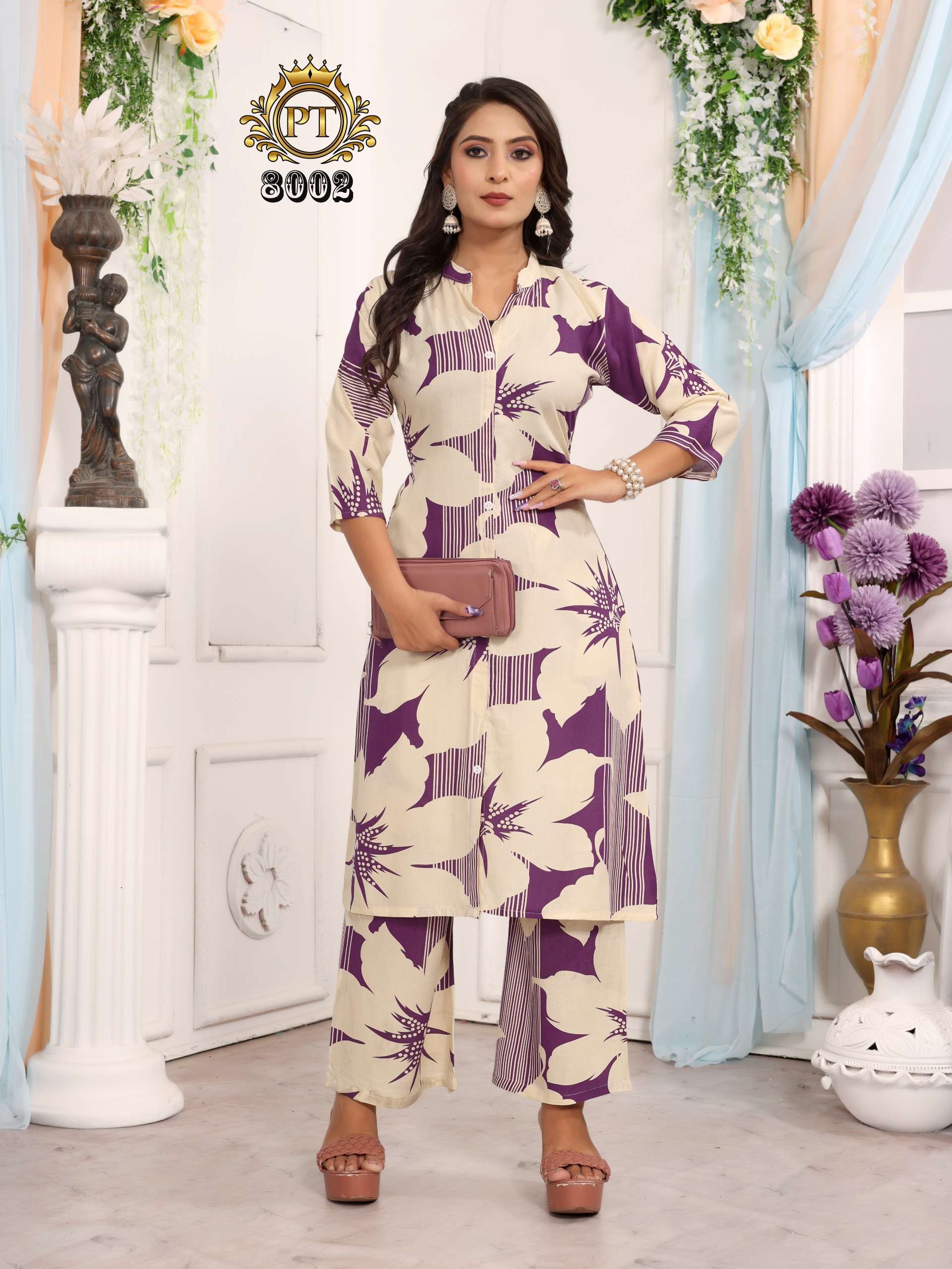 PADMAVATI TEXTILES DULHARI VOL 7 RAYON PRINT FANCY KURTI WITH BOTTOM SET