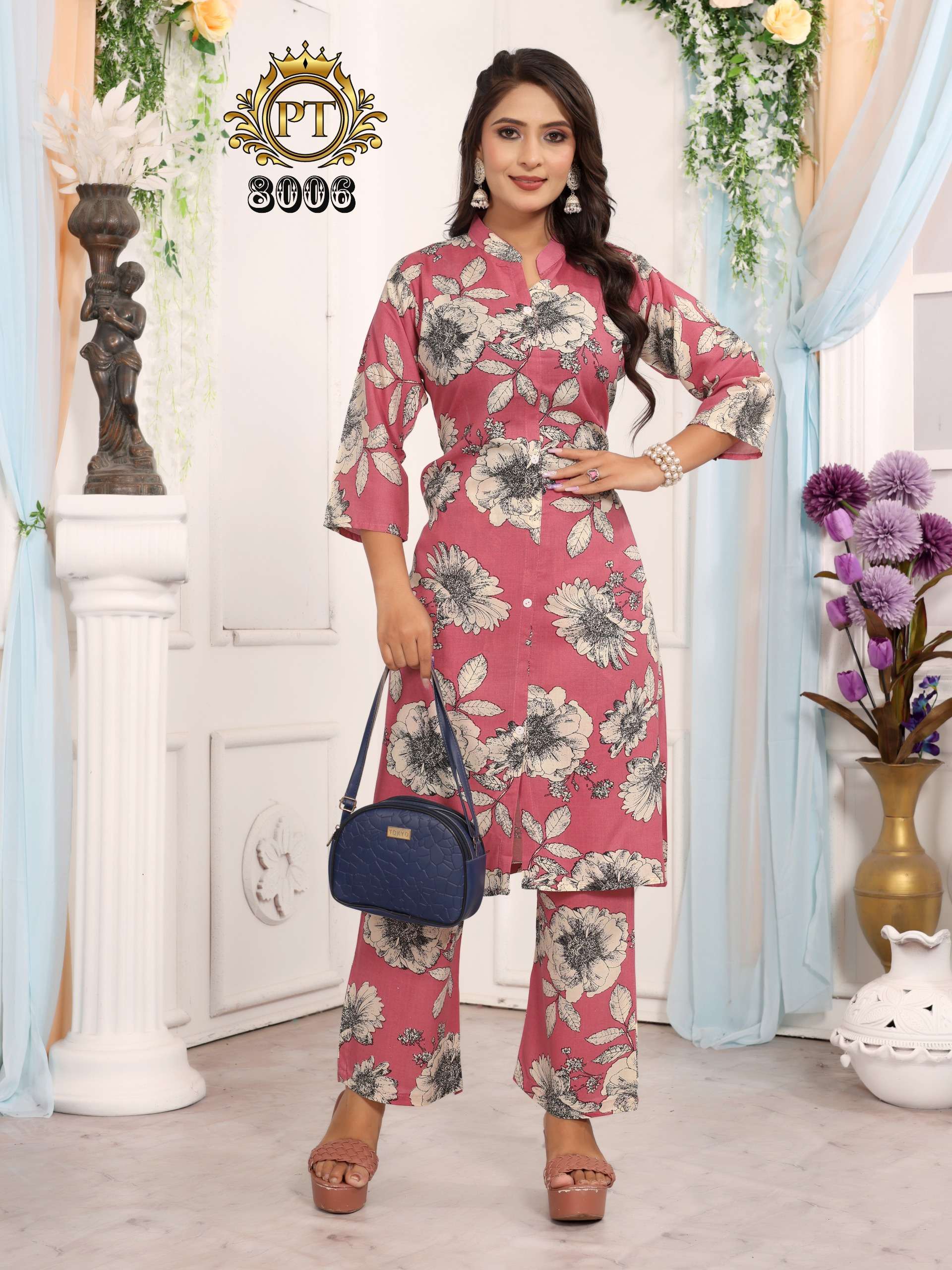PADMAVATI TEXTILES DULHARI VOL 7 RAYON PRINT FANCY KURTI WITH BOTTOM SET