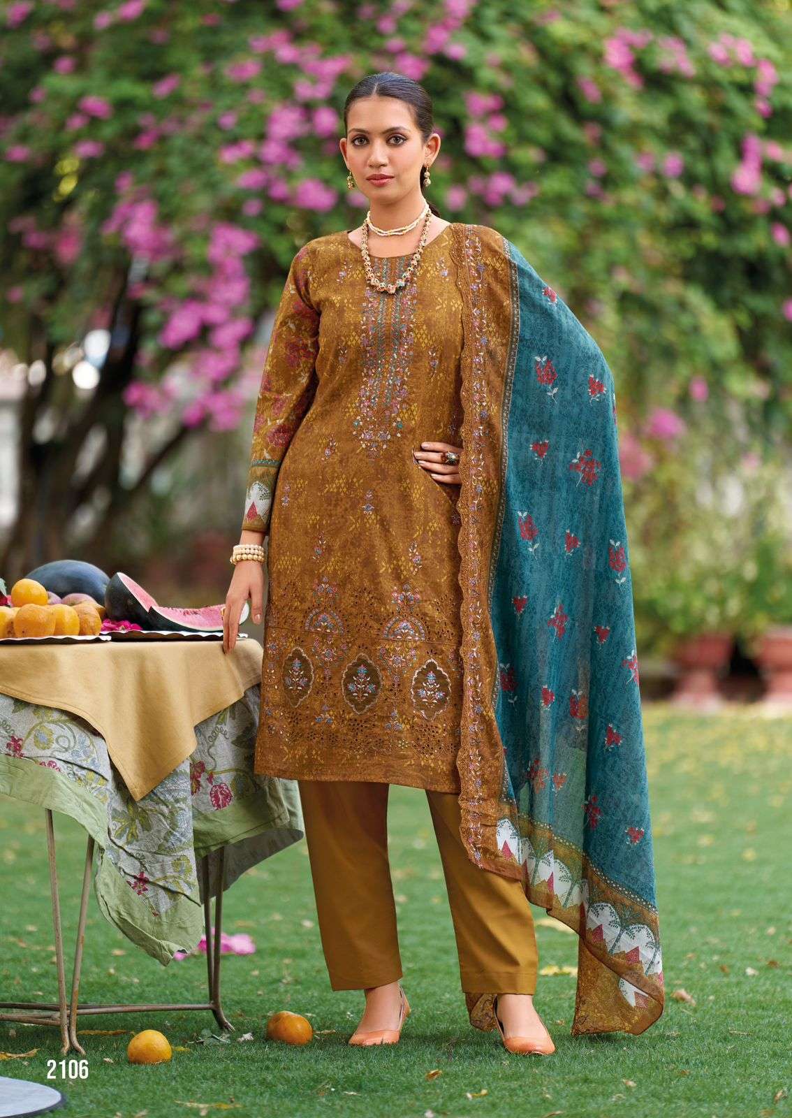 SHREE FABS BIN SAEED LAWN COLLECTION VOL 21 COTTON EMBROIDERY SUIT