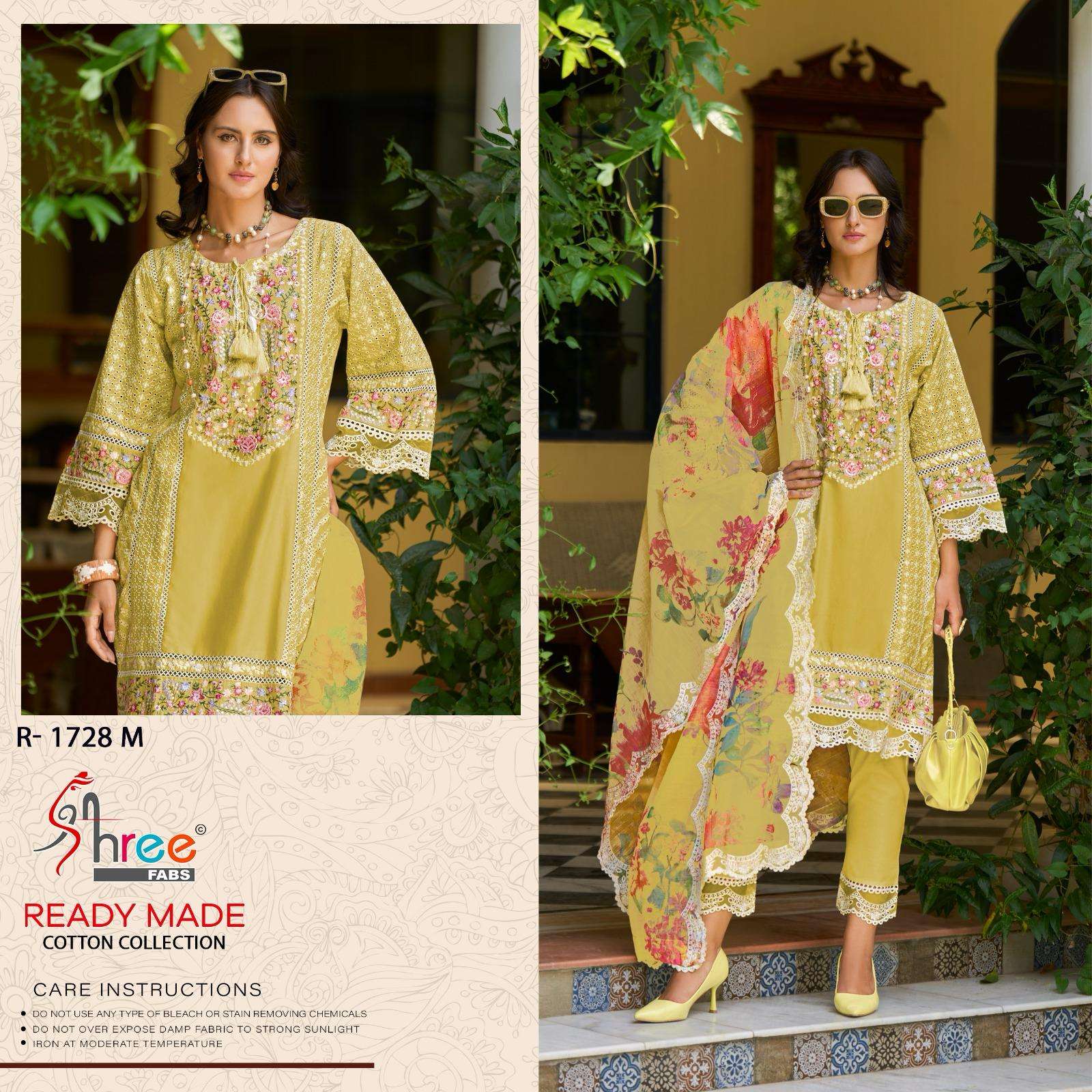SHREE FABS R 1728 COTTON EMBROIDERED PAKISTANI SUIT