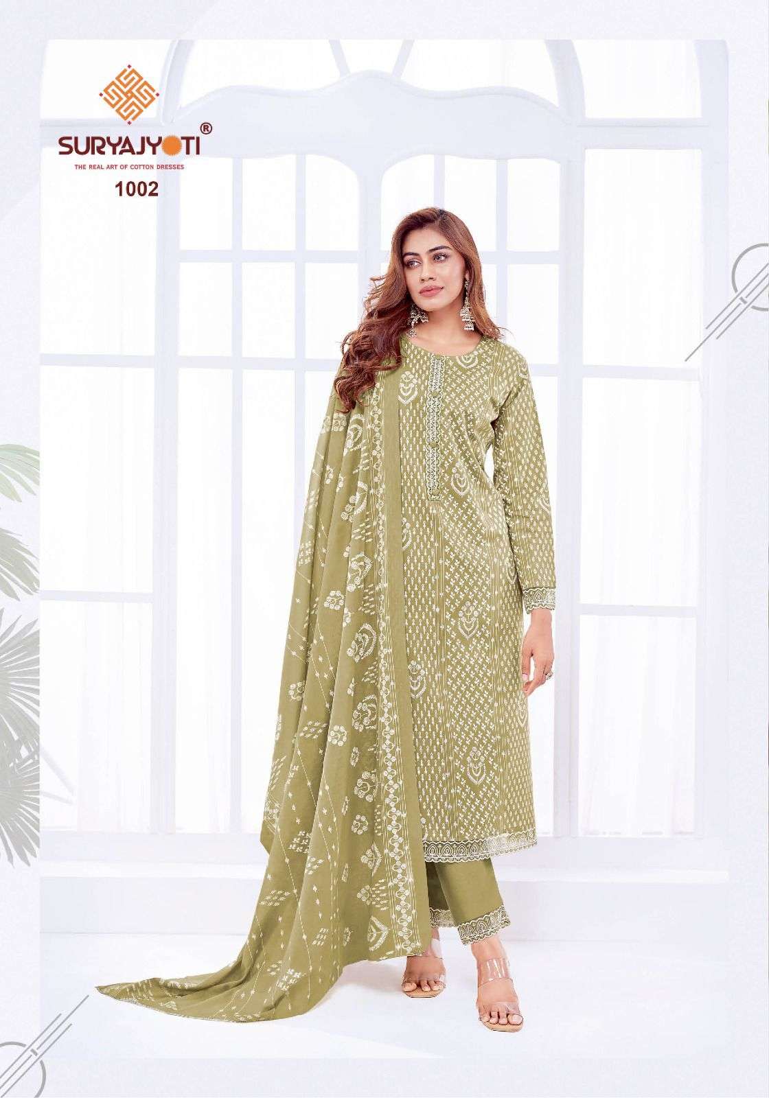 SURYAJYOTI KASHVI VOL 1 COTTON PRINT WITH EMBROIDERY WORK SUIT