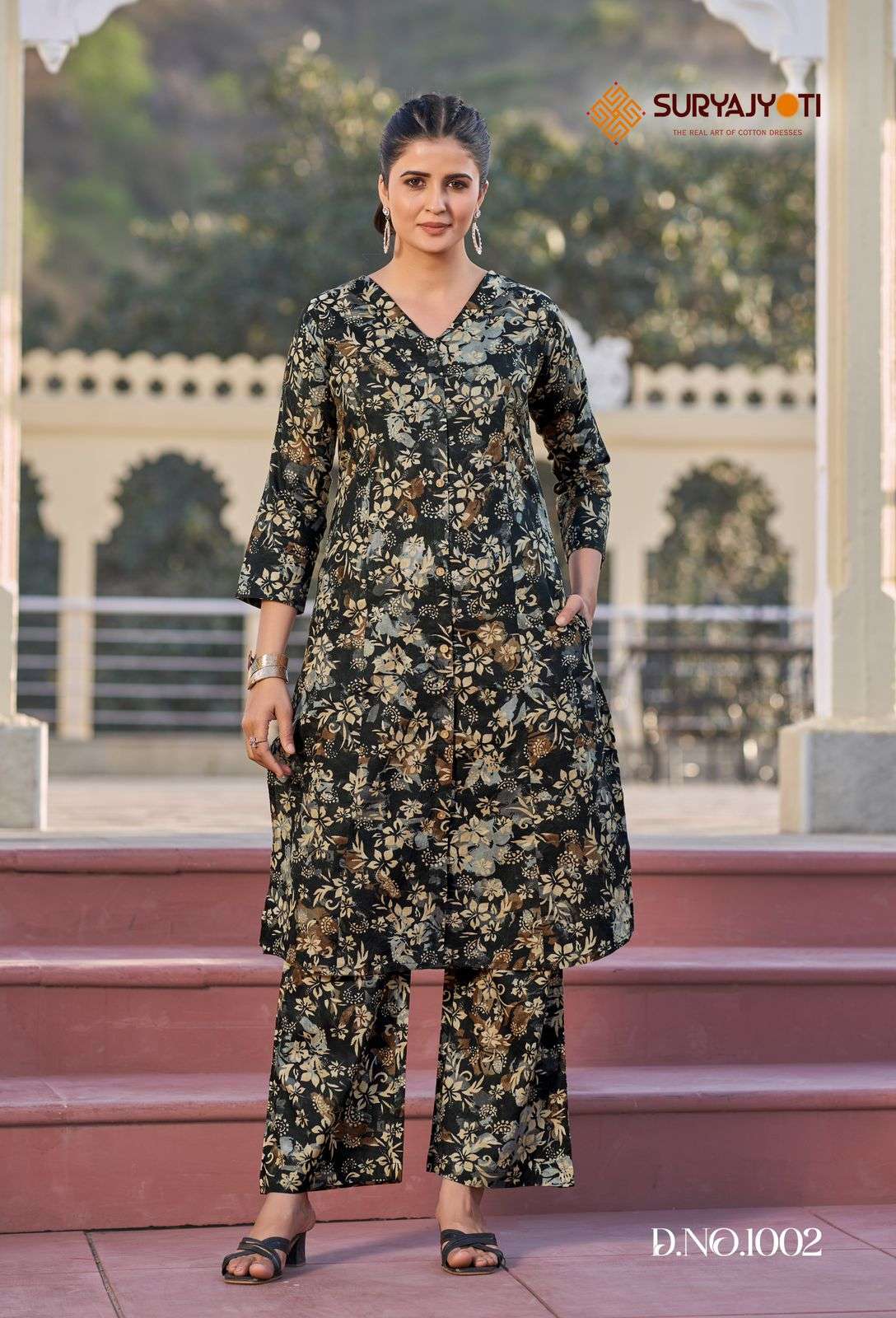 SURYAJYOTI POORNIMA VOL 1 COTTON PRINT KURTI WITH BOTTOM PAIR