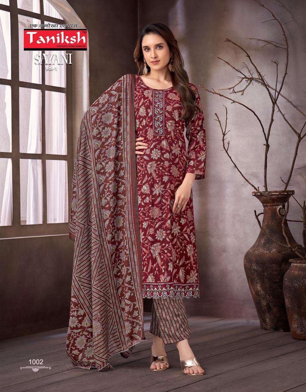 TANIKSH SAYANI VOL 1 CAPSULE FOIL PRINT FANCY LADIES KURTI COMBO SET