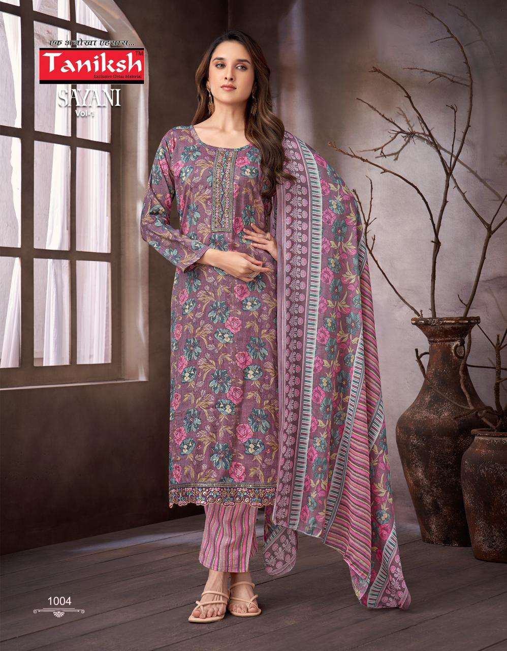 TANIKSH SAYANI VOL 1 CAPSULE FOIL PRINT FANCY LADIES KURTI COMBO SET