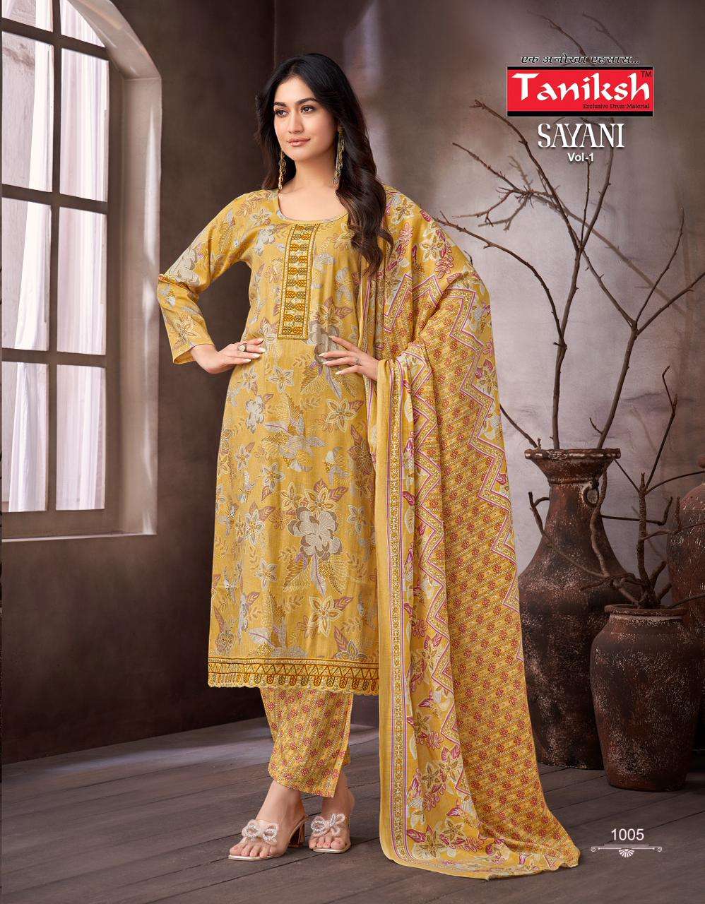 TANIKSH SAYANI VOL 1 CAPSULE FOIL PRINT FANCY LADIES KURTI COMBO SET