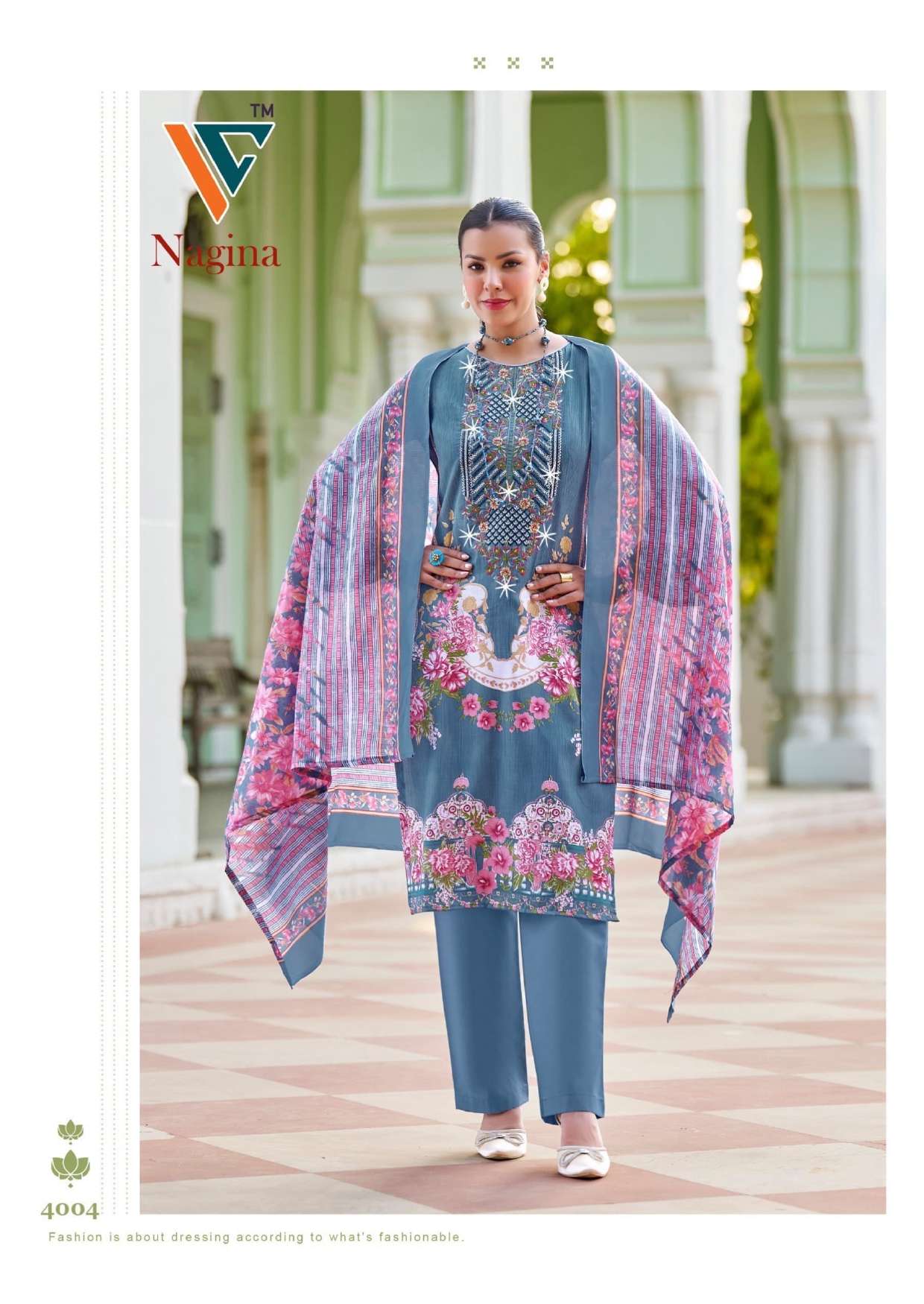 VANDANA‎ CREATION NAGINA‎‎ VOL 4 COTTON DIGITAL PRINTS SALWAR SUIT