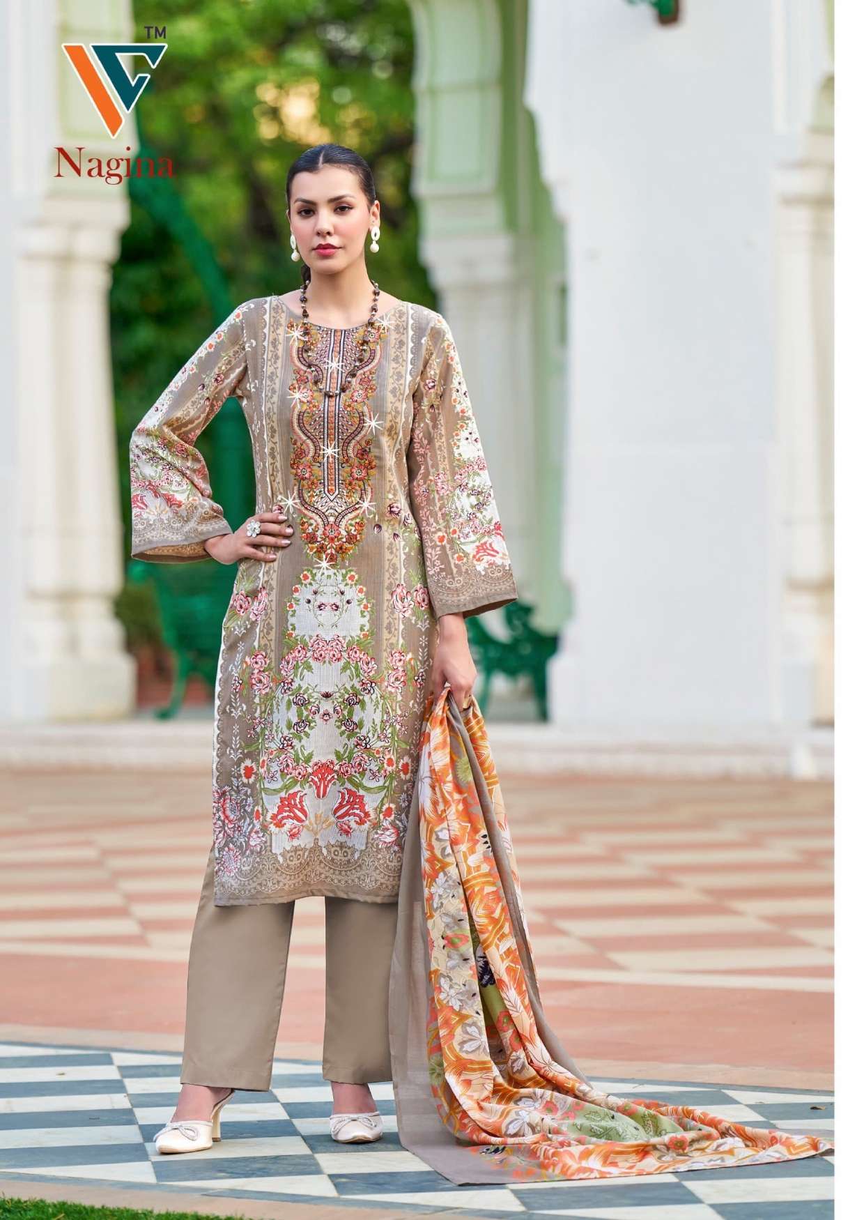 VANDANA‎ CREATION NAGINA‎‎ VOL 4 COTTON DIGITAL PRINTS SALWAR SUIT