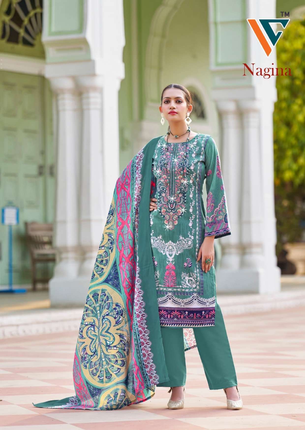 VANDANA‎ CREATION NAGINA‎‎ VOL 4 COTTON DIGITAL PRINTS SALWAR SUIT