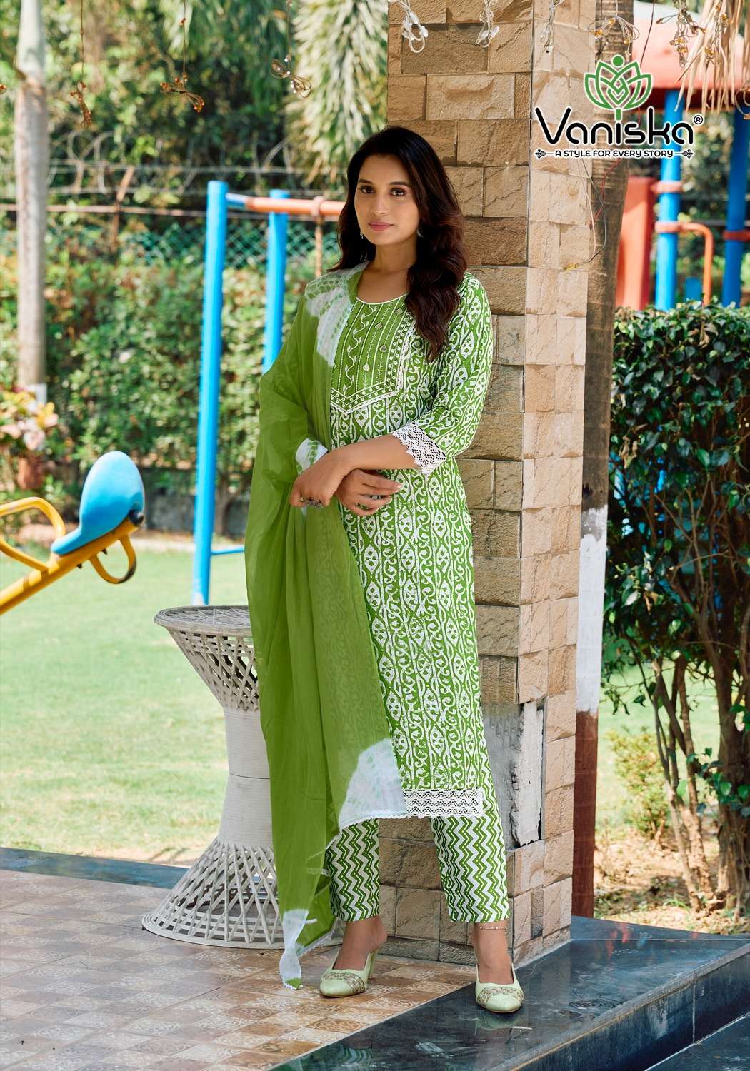 VANISKA ️COTTON CULTURE VOL 1 COTTON BATIK PRINT KURTI COMBO SET