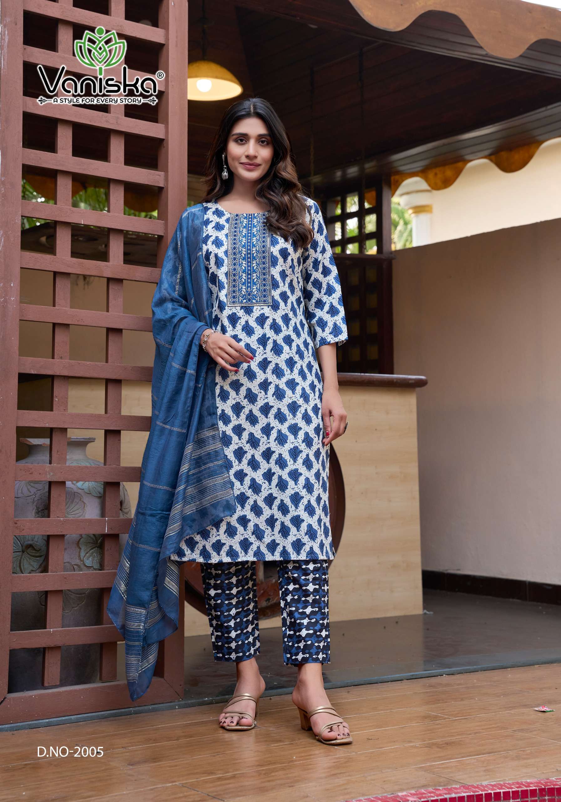 VANISKA SUNRISE VOL 2 CAPSULE FOIL PRINT FANCY LADIES KURTI COMBO SET