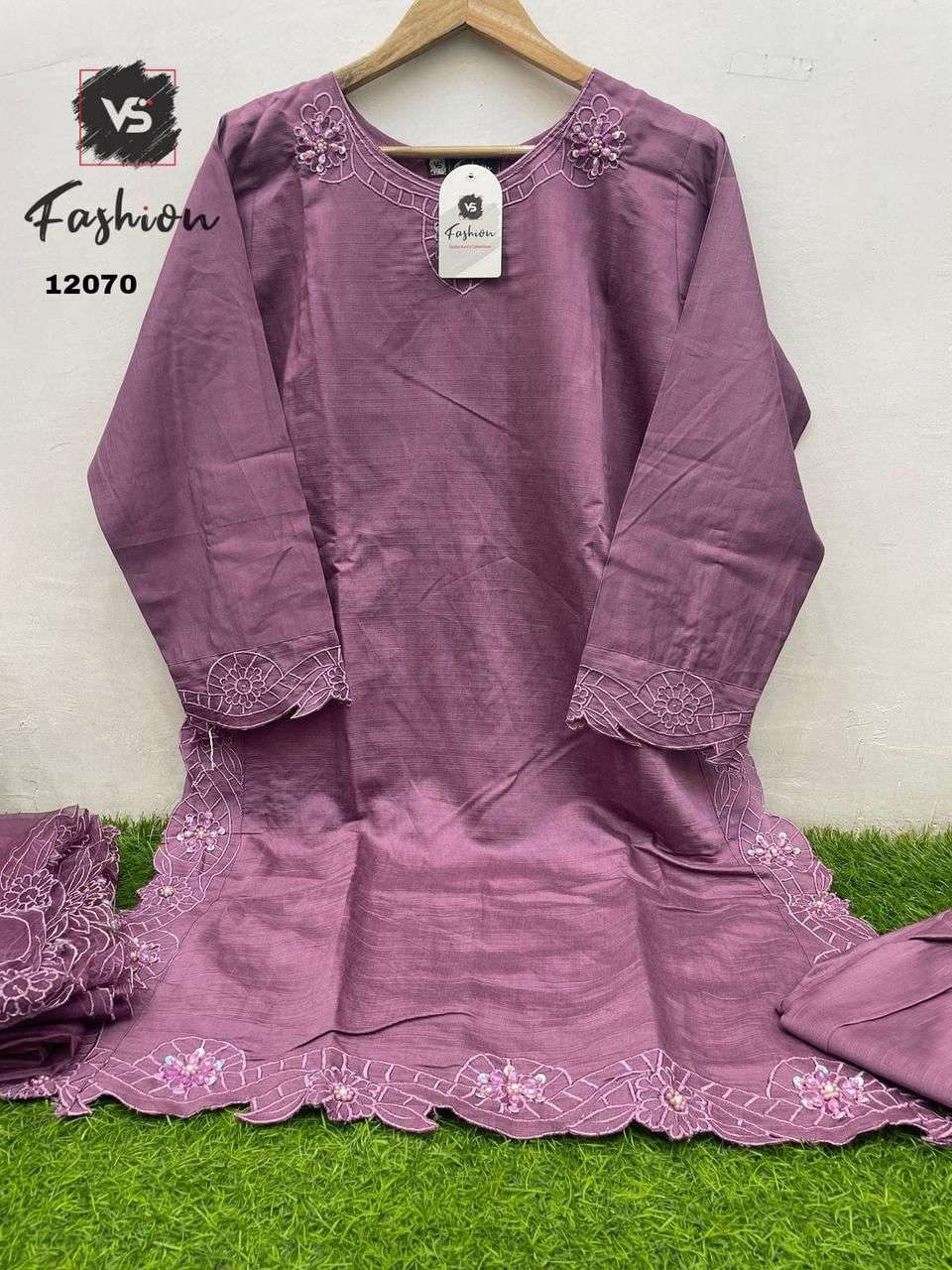 VS FASHION D NO 12070 FANCY DESIGNER WORK PAKISTANI STYLE SUIT