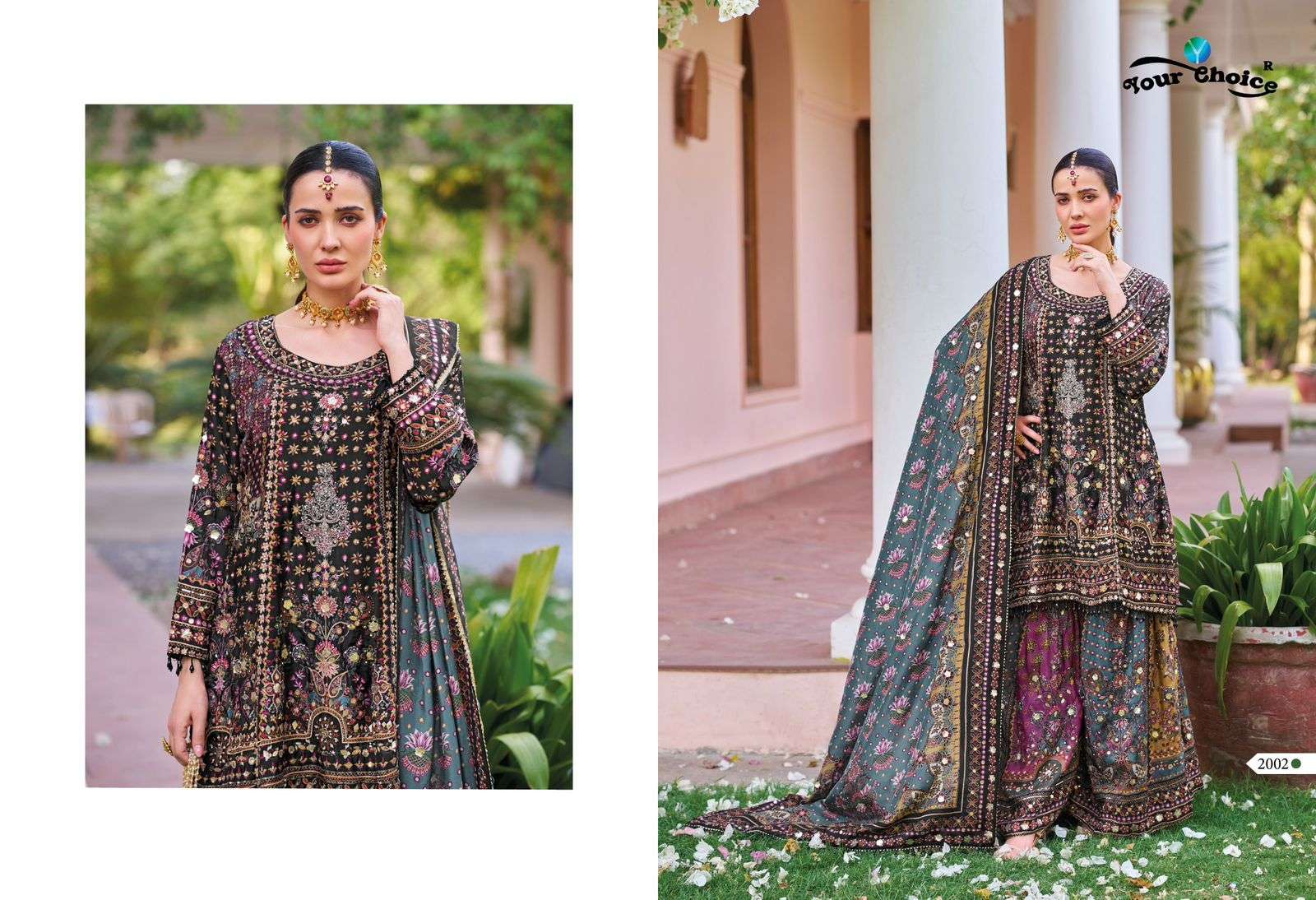YOUR CHOICE SEERAT VOL 2 HEAVY DESIGNER WEDDING WEAR SHARARA SUIT