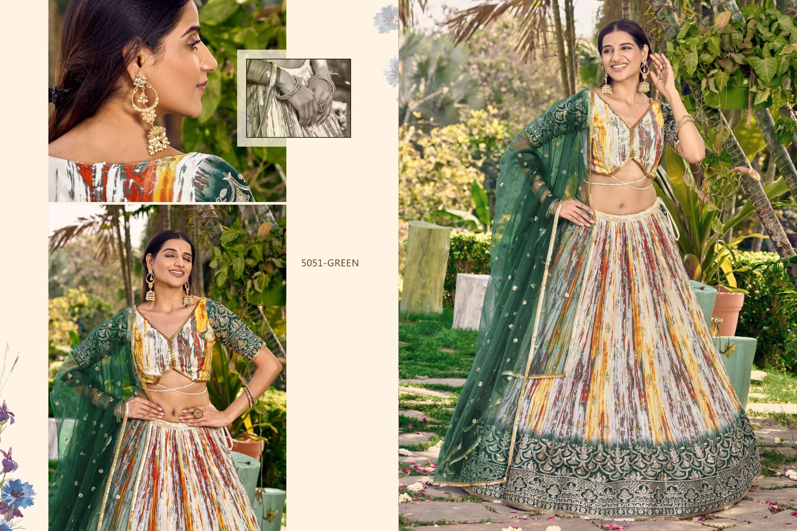 ZEEL CLOTHING LAVANYA CHINON DESIGNER FESTIVE WEAR LEHENGA CHOLI