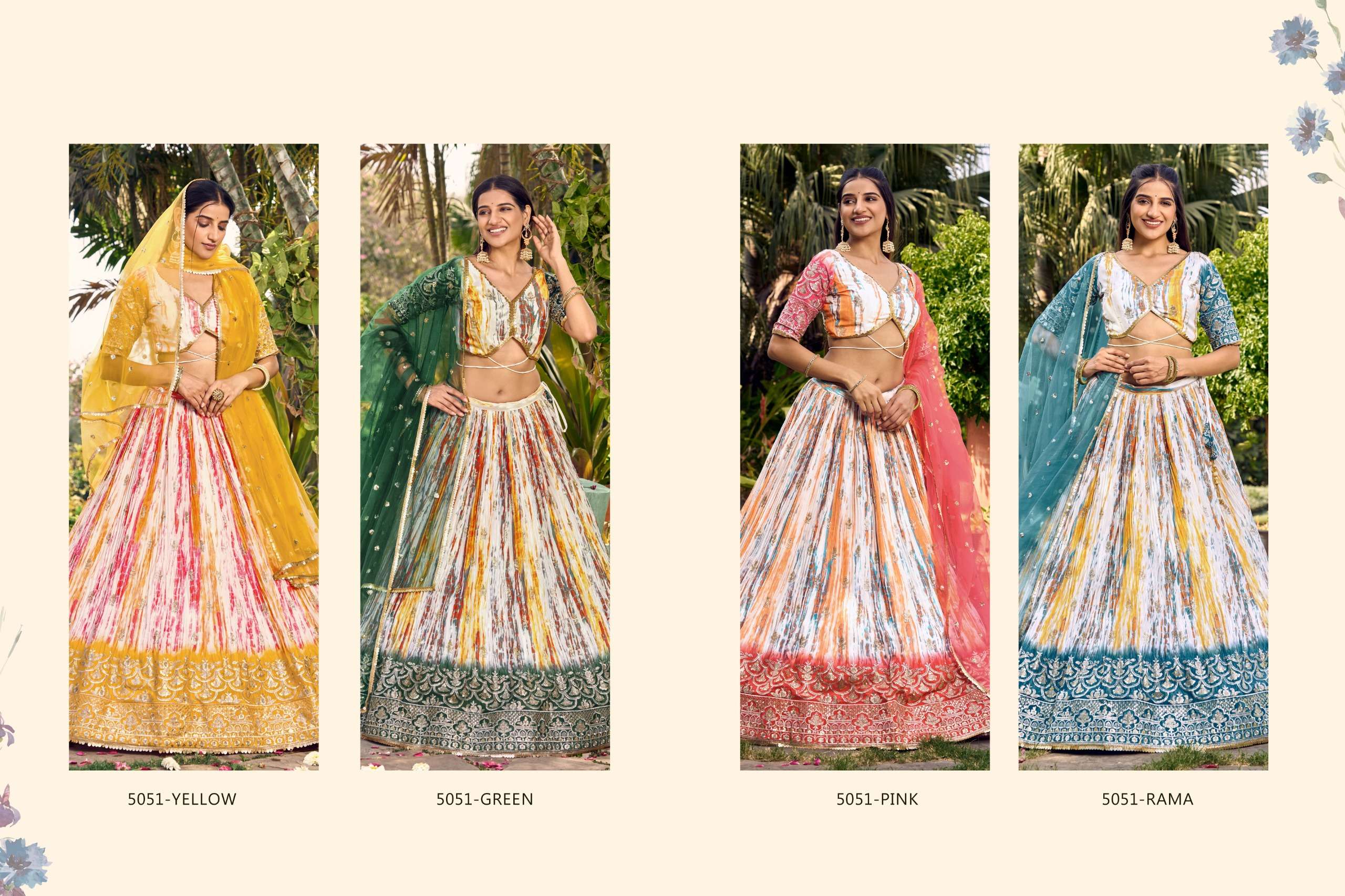 ZEEL CLOTHING LAVANYA CHINON DESIGNER FESTIVE WEAR LEHENGA CHOLI